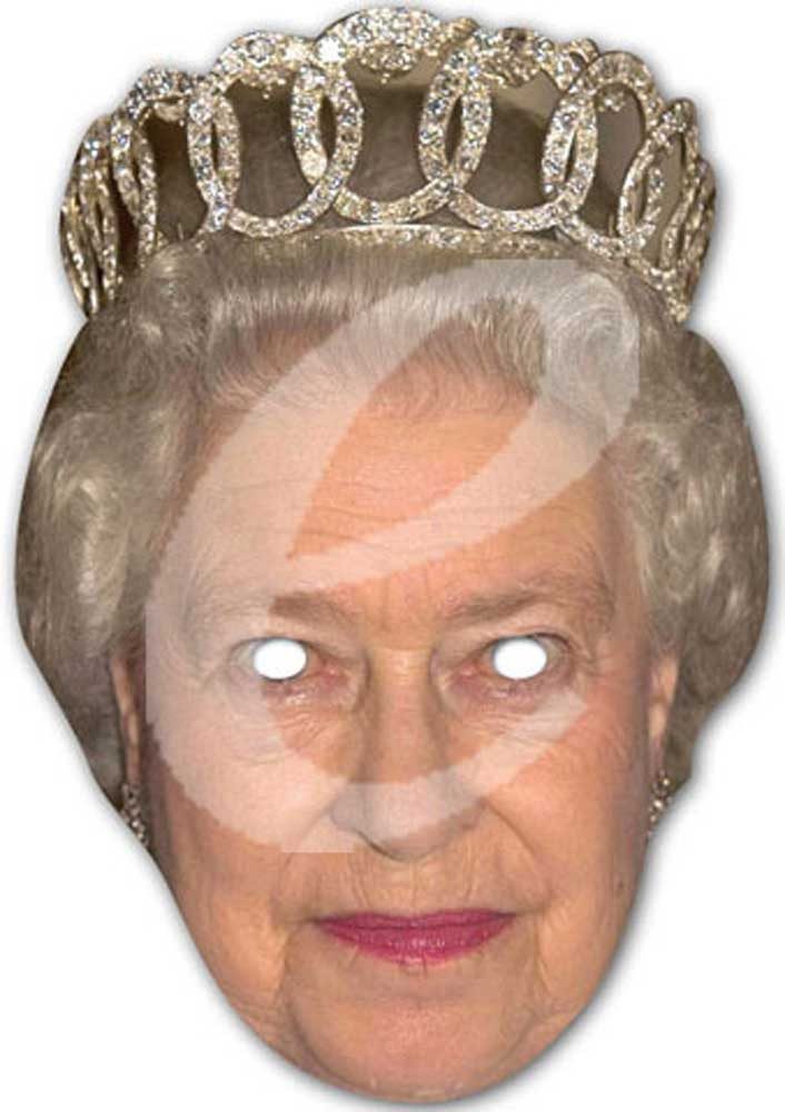 Verkleidungsmaske Queen - Masken - Promi Maske