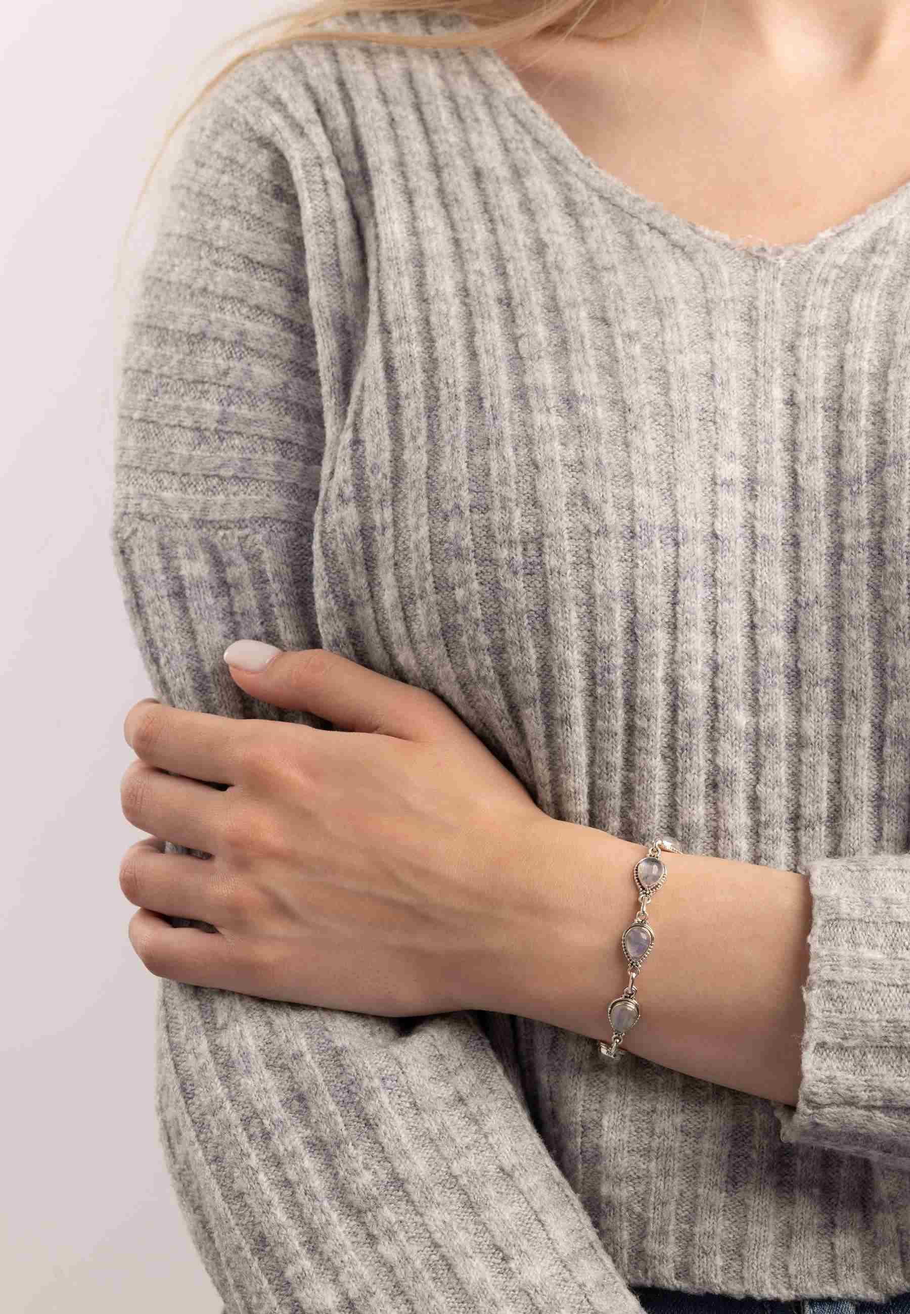 mantraroma Silberarmband IMBALI Tropfen aus 925 günstig online kaufen