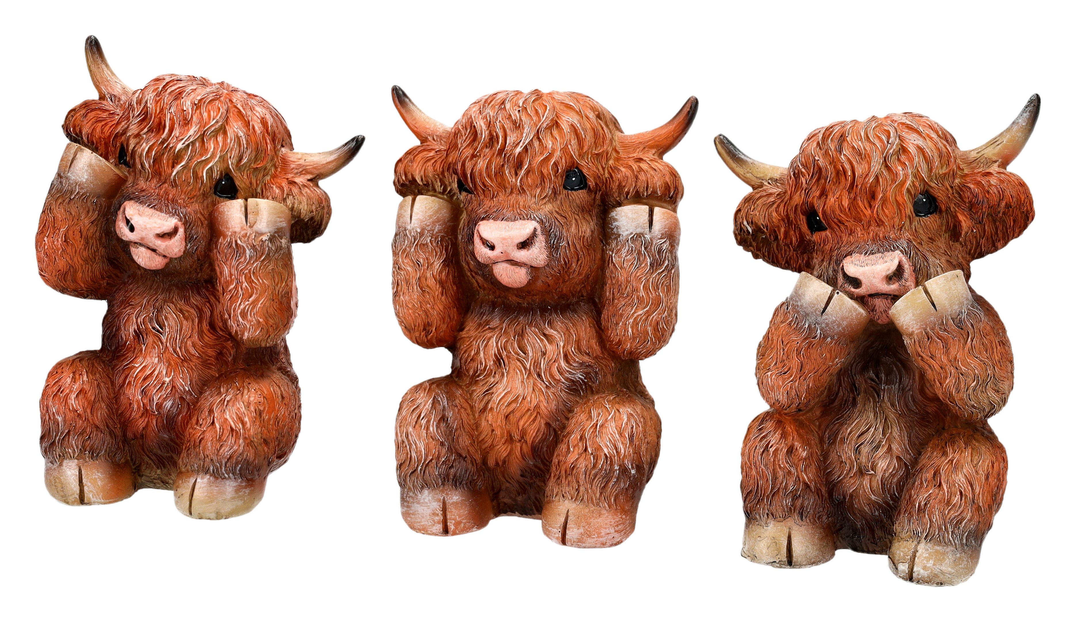 Figuren Shop GmbH Tierfigur Hochlandkuh Figuren günstig online kaufen