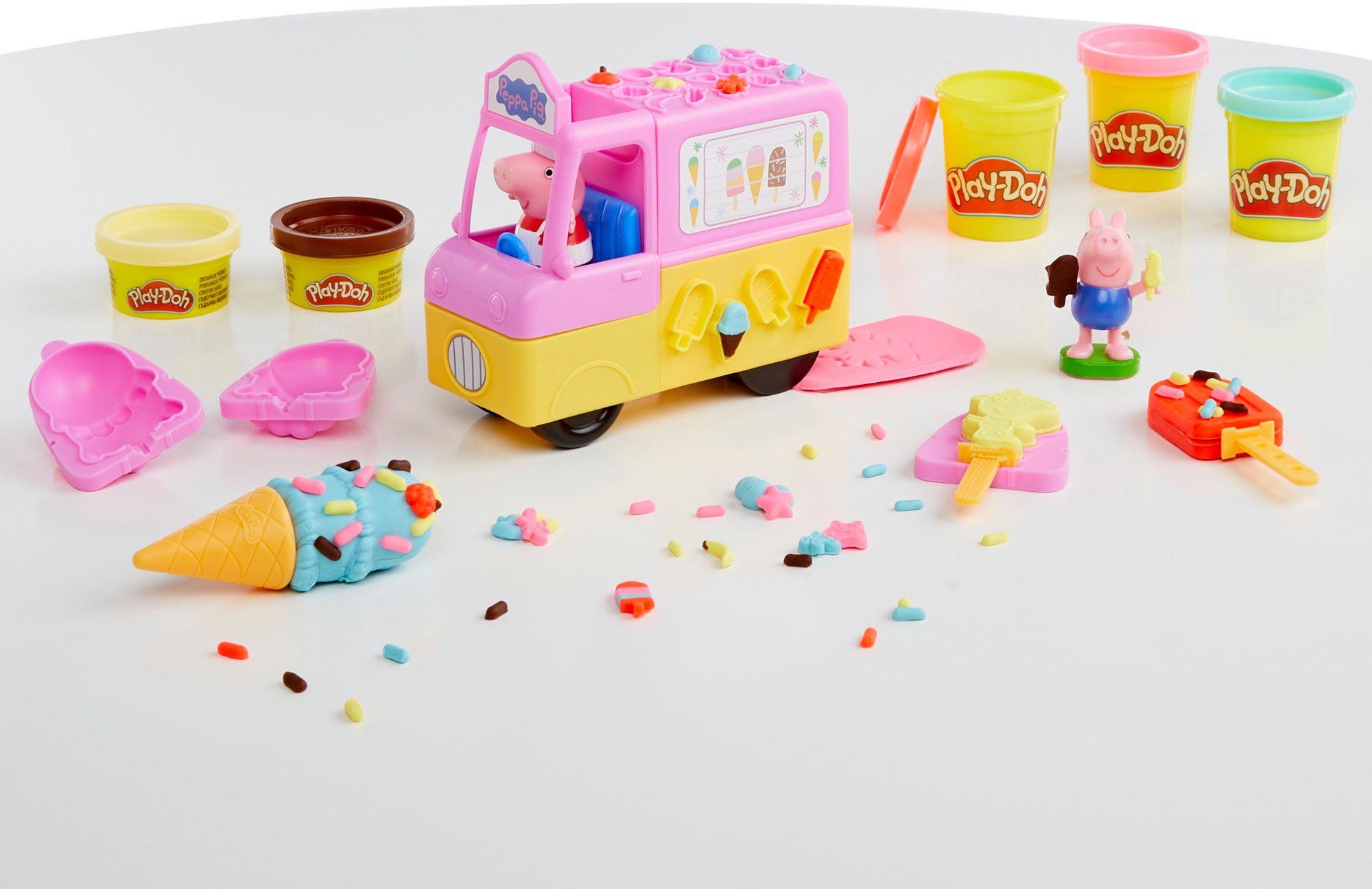 Hasbro Knetform-Set Play-Doh Peppas Eiswagen