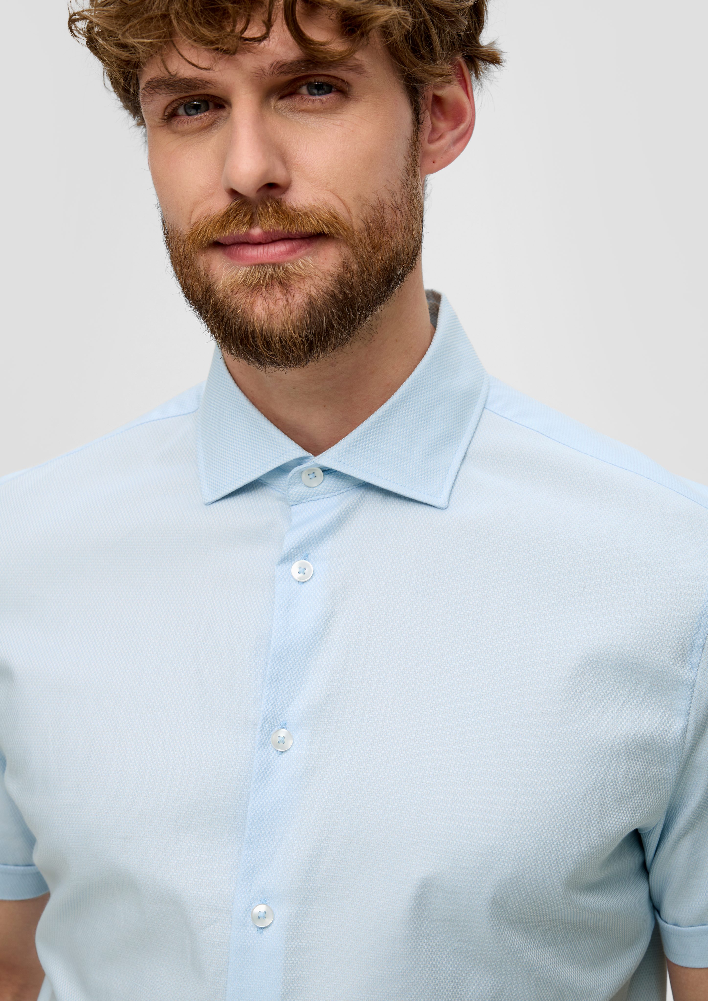 s.Oliver BLACK LABEL Kurzarmhemd Kurzarmhemd mit günstig online kaufen