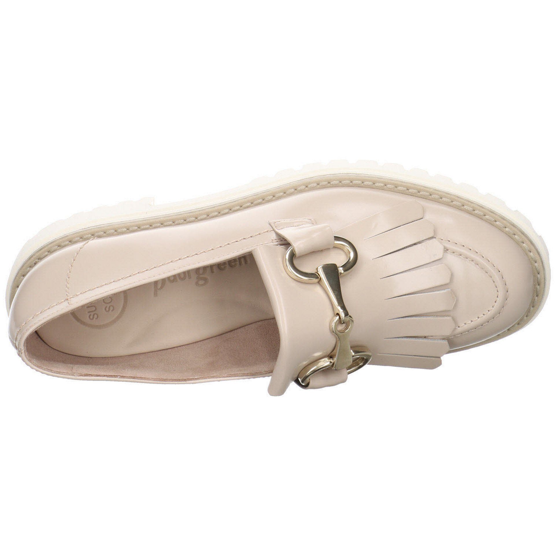 Slipper Paul Schuhe Slipper Glattleder biscuit Green Slipper Damen