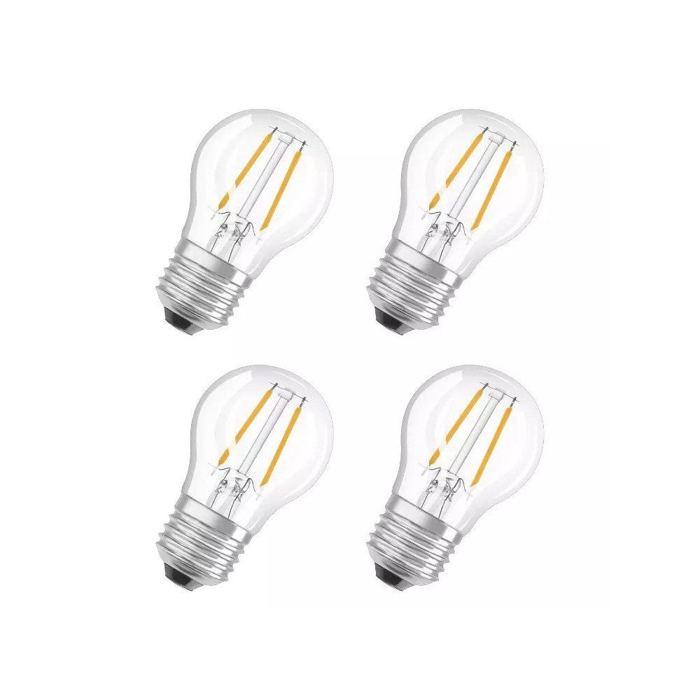 Osram LED-Leuchtmittel [4ERPACK] CRI90 LED Lampe, E27, 4 St., Kaltweiß, Leuchtmittel Kaltweiß Glühbirne
