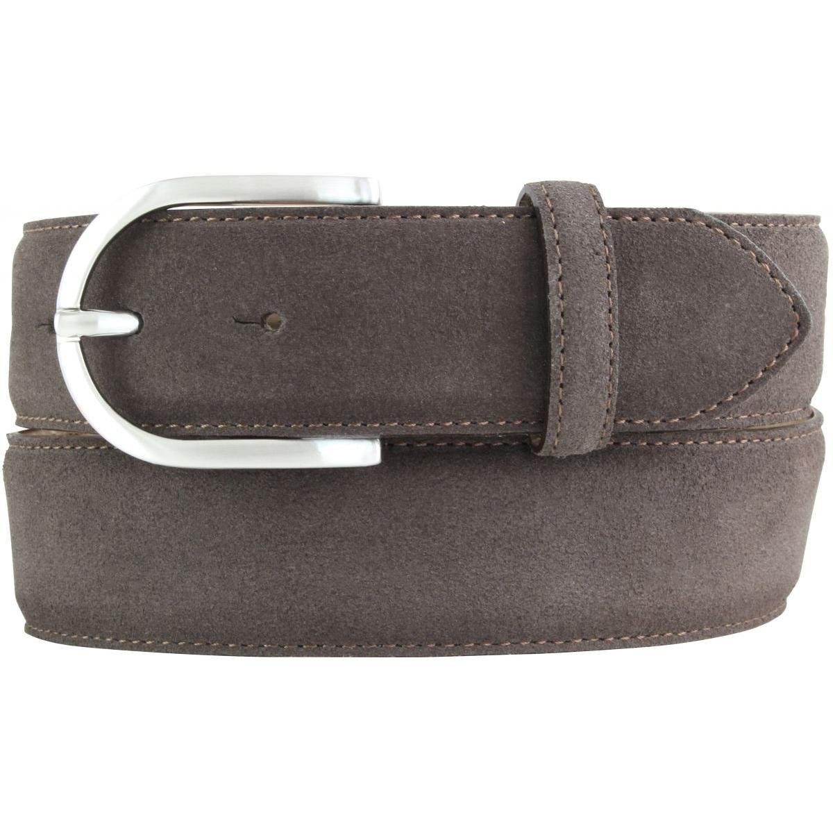 BELTINGER Ledergürtel Damen-Gürtel aus Veloursleder 4 cm - Velour-Gürtel für Damen 40mm - Wi (1-St)