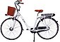 LLobe E-Bike »White Motion 2.0, 15,6Ah«, 7 Gang Shimano, Nabenschaltung, Frontmotor 250 W, (mit Fahrradkorb), Bild 2
