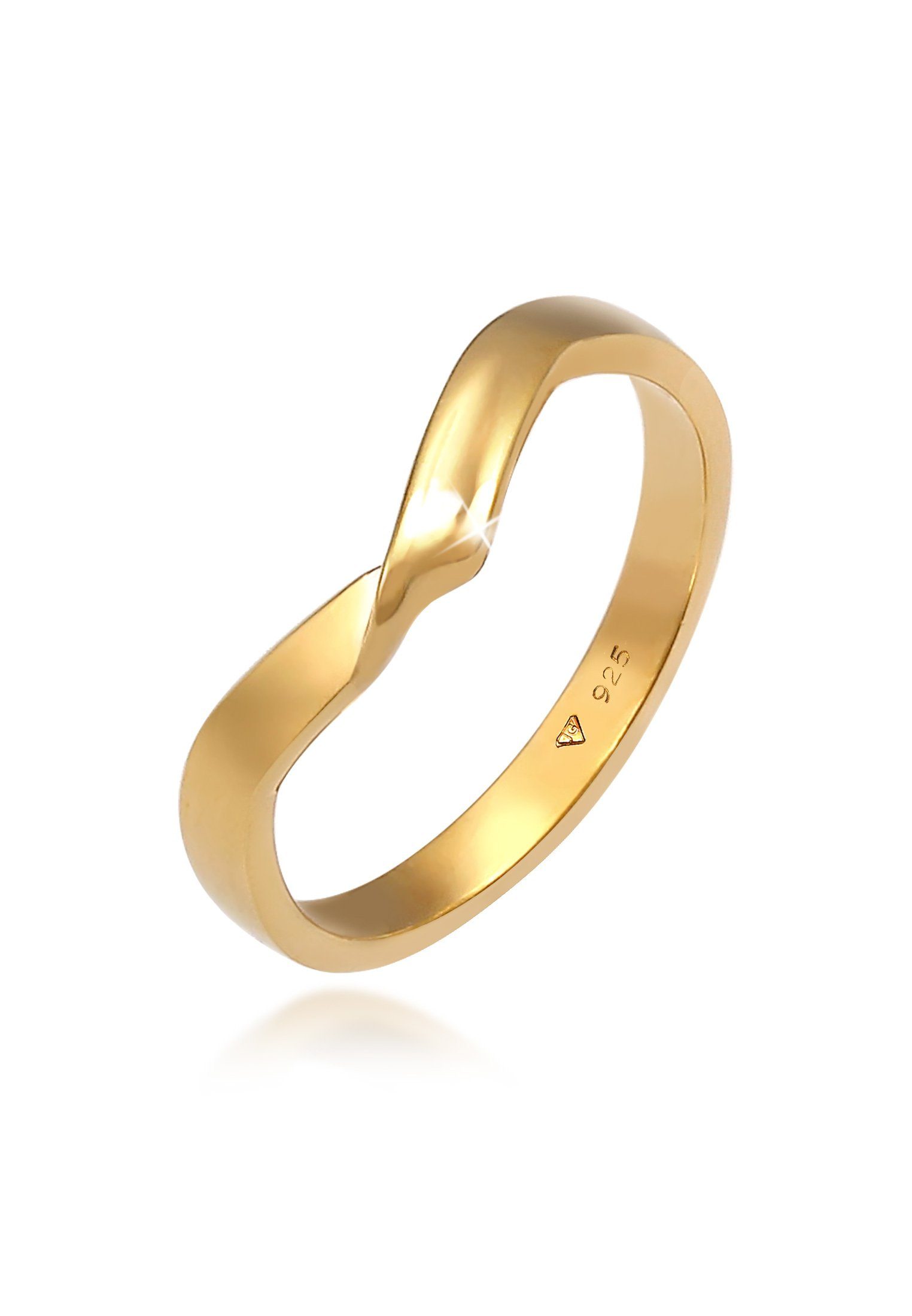 Elli Fingerring Gedreht Bandring Trend Basic günstig online kaufen