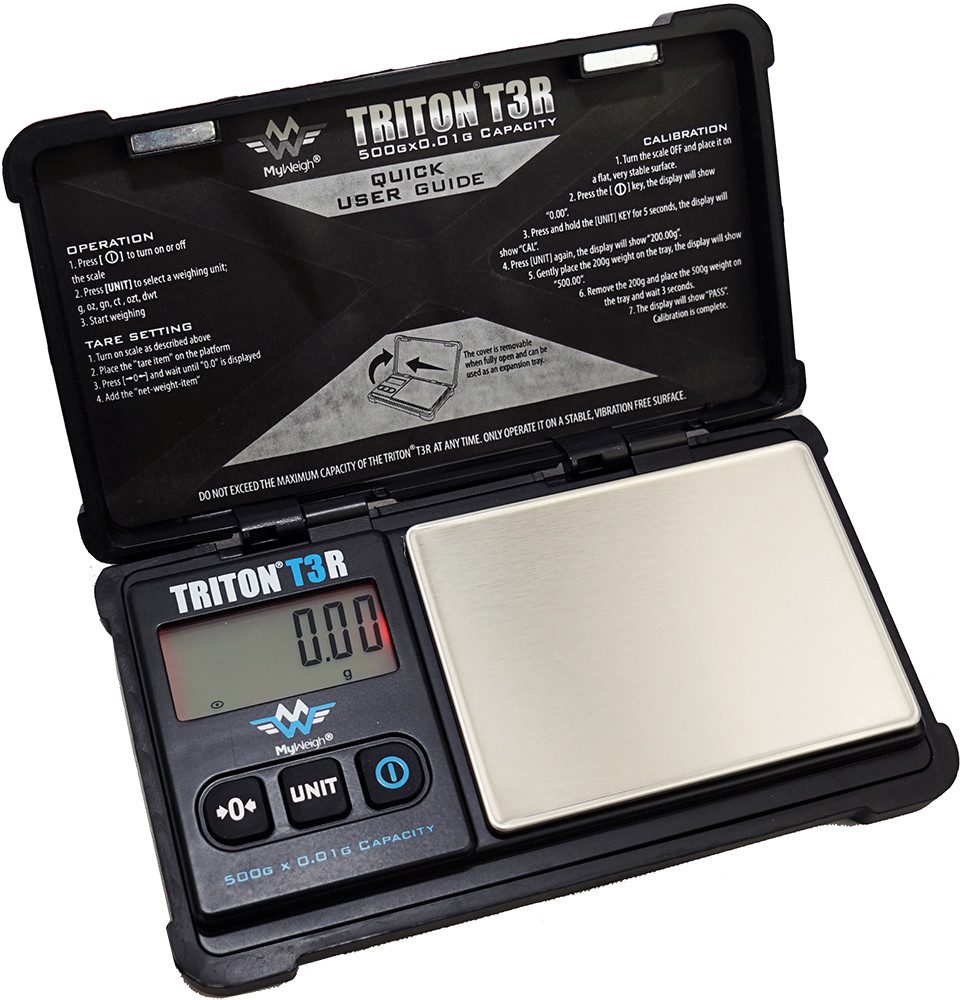 MyWeigh Feinwaage Digitale Feinwaage T3R, 500 g / 0,01 g, wiederaufladbar