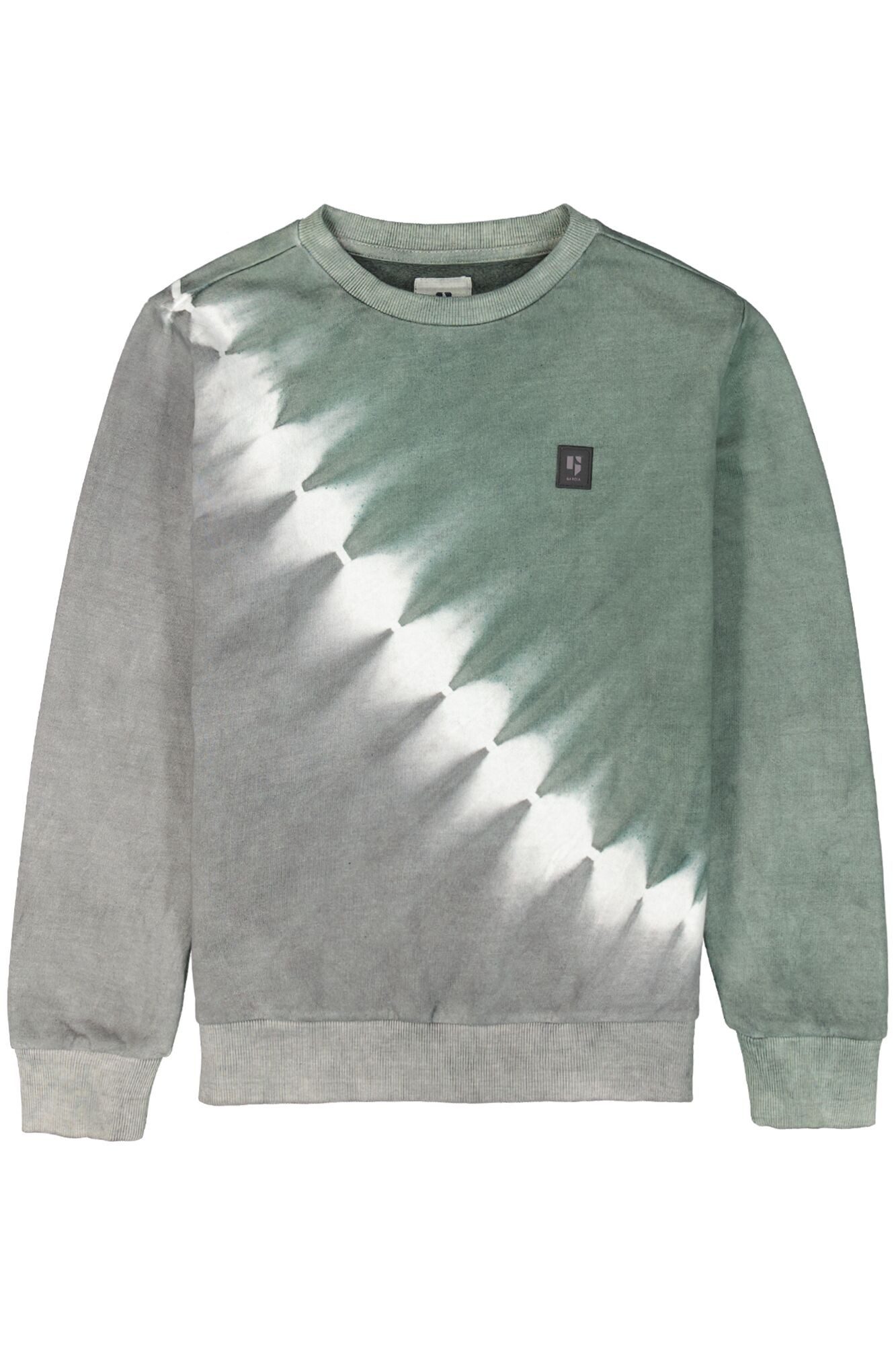 Garcia Herren Sweatshirt – Klassischer Sweater Aus Italienischer Denim-Tradition