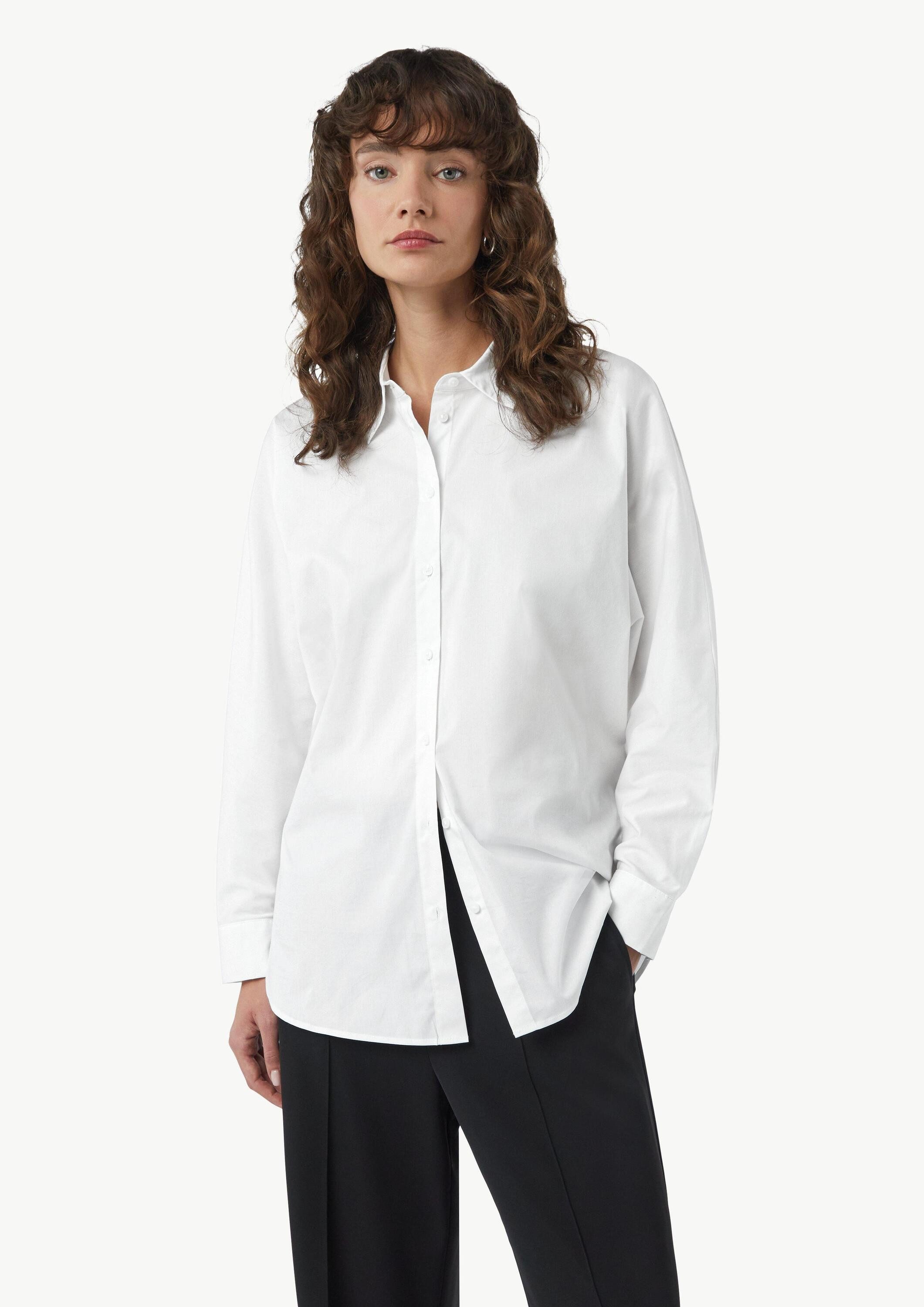 comma Langarmbluse Bluse Weite Hemd-Bluse mit günstig online kaufen