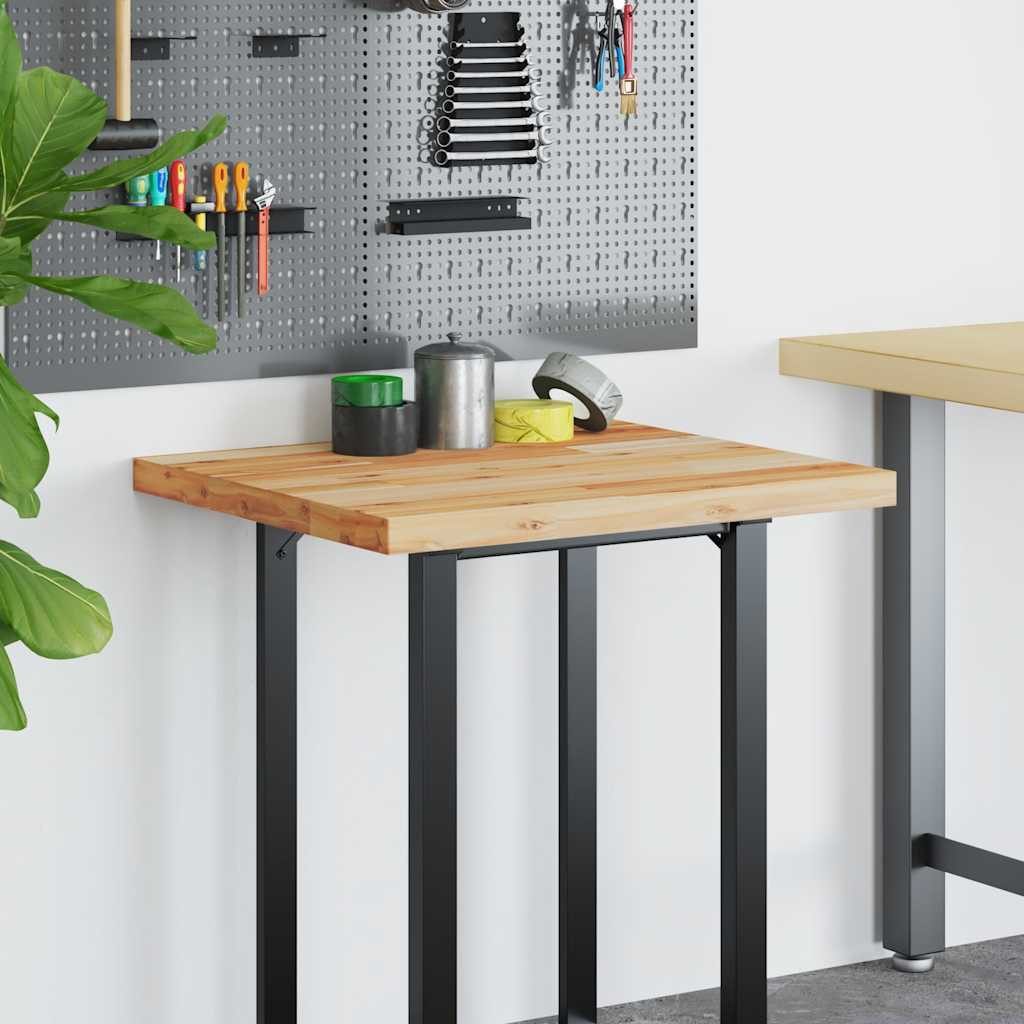 vidaXL Schreibtischplatte Schreibtischplatte Ölbeschichtung 100x60x4 cm Massivholz