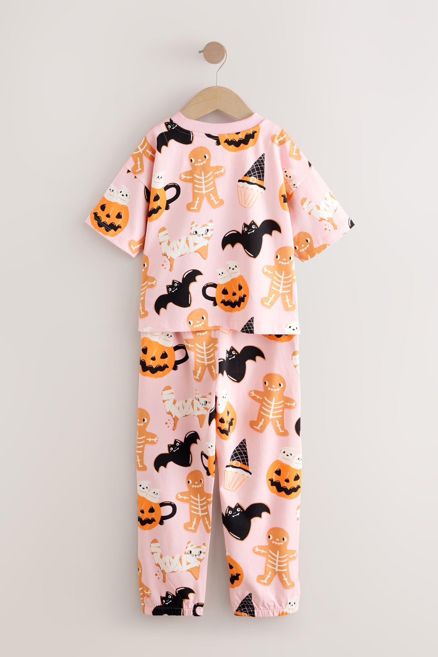 Next Pyjama 1er-Pack Schlafanzug mit Halloween-Print (2 tlg)