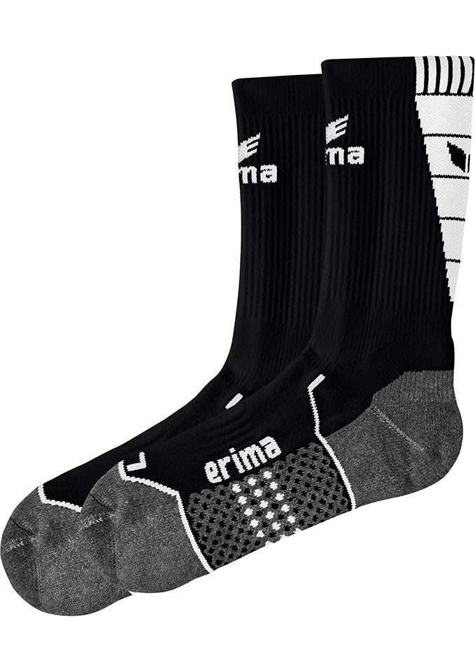 Erima Fußball Stutzenstrümpfe Fußball Kurzsocken schwarz/weiß