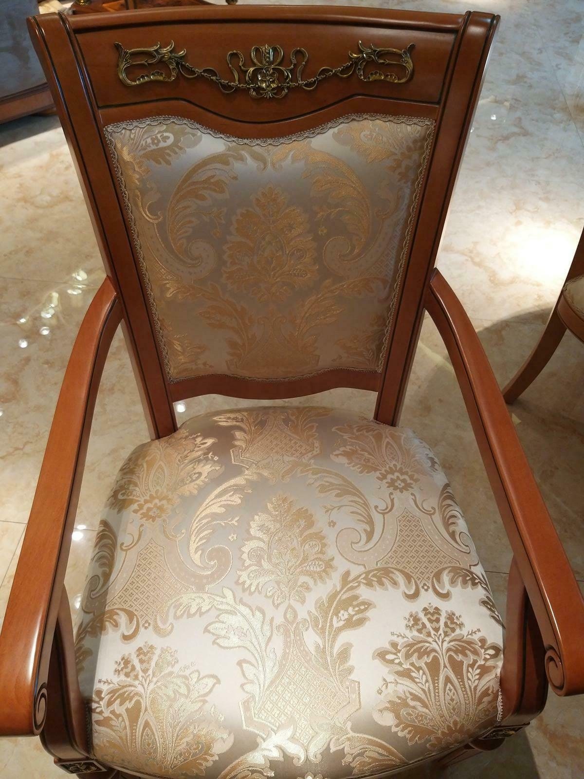 JVmoebel XXL Tische Stühlen Mega Esstisch mit 6 Essgruppe, 180cm Klasse Luxus