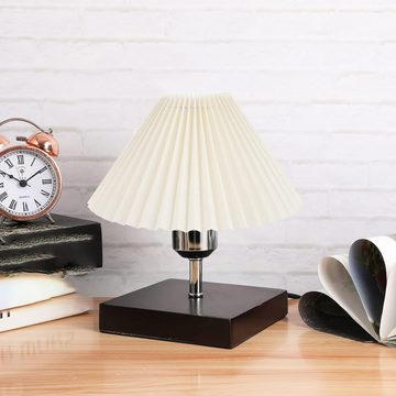 FIDDY Lampenschirm Ersatzlampenschirm mit plissiertem Eierschalen-Lampenschirm