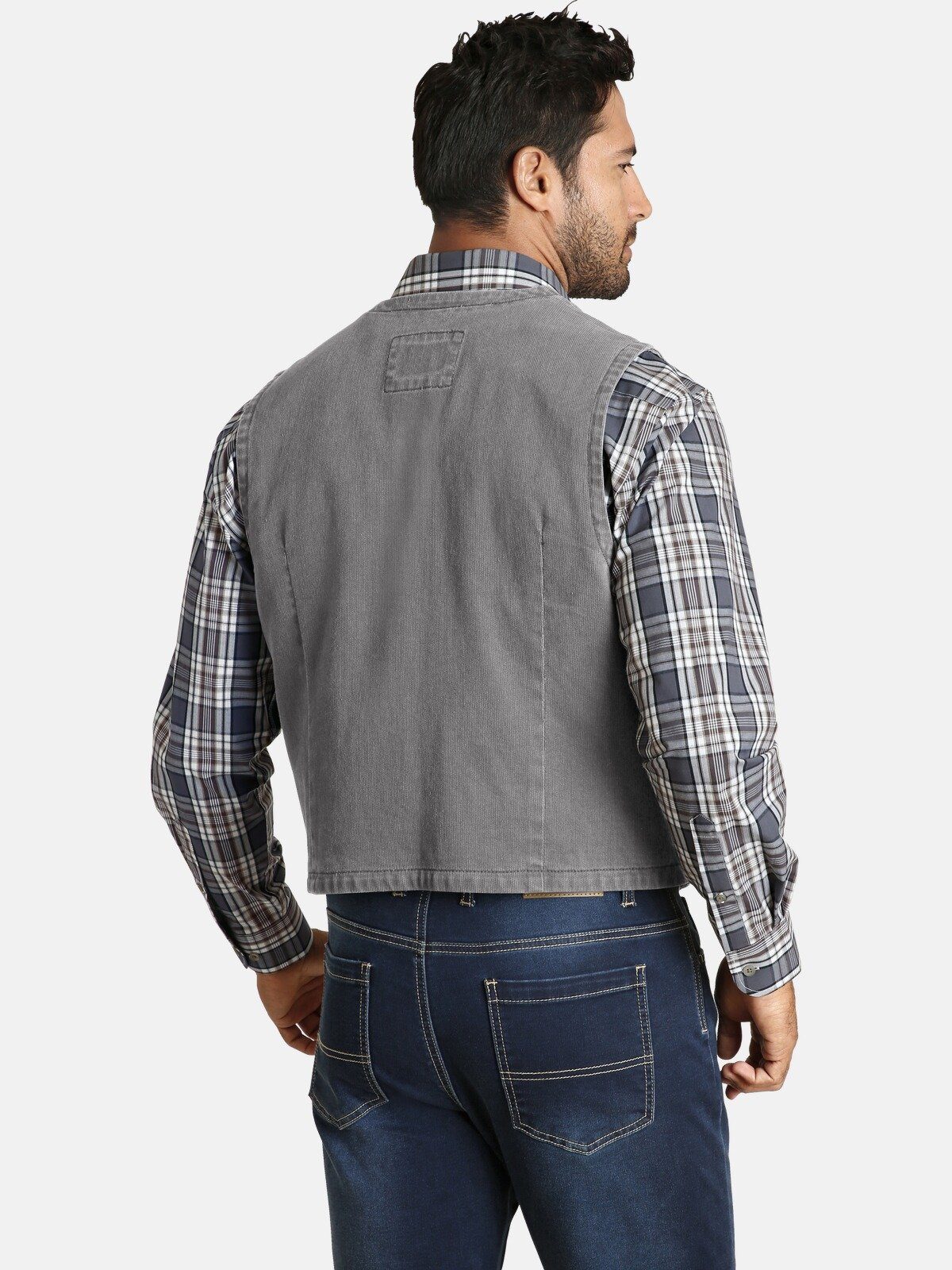 Jan Vanderstorm Anzugweste TORELL Freizeitweste in Jeans-Optik günstig online kaufen