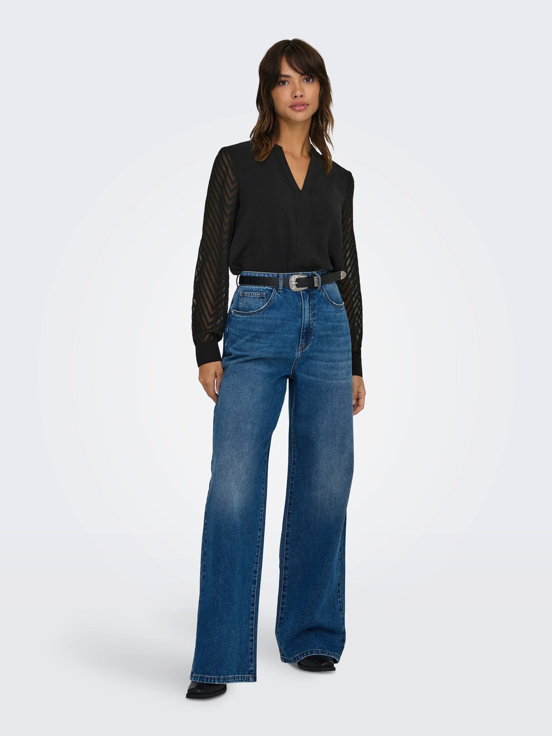 ONLY Langarmbluse ONLMETTE (1-tlg) Spitze günstig online kaufen