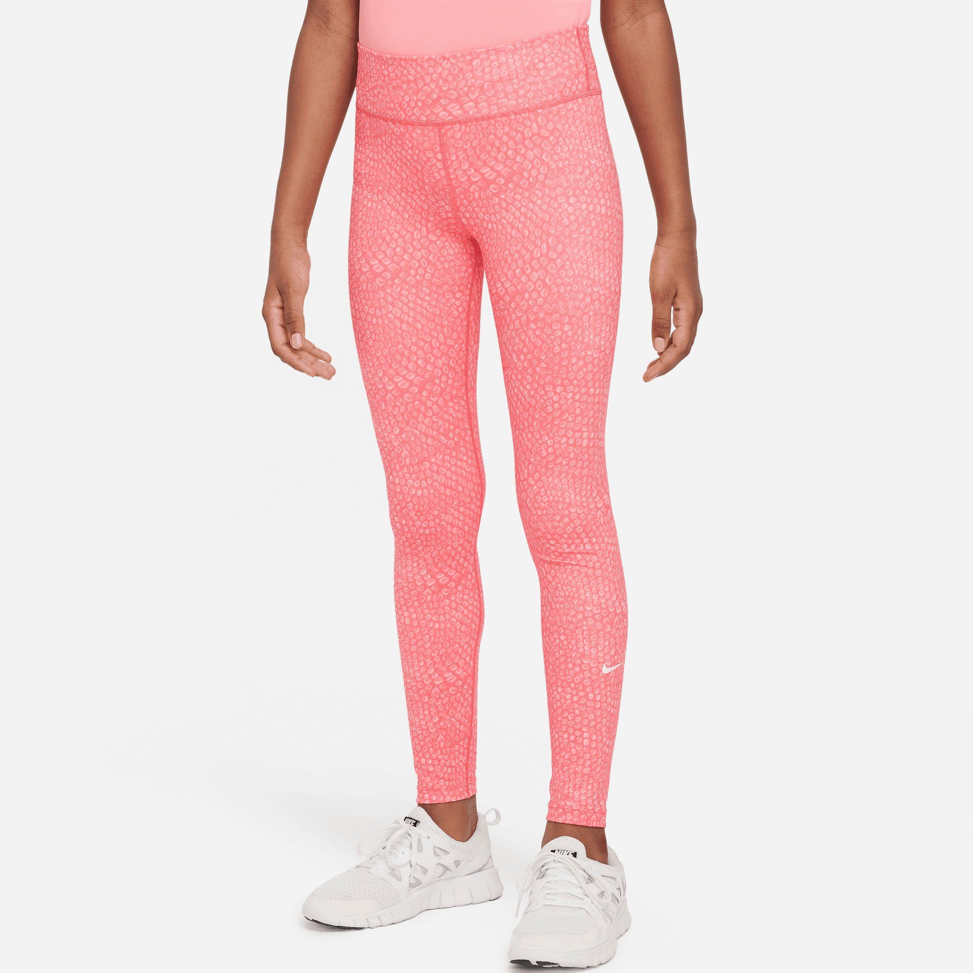 Nike Trainingstights Dri-FIT One Big Kids' (Girls) Training Leggings orange