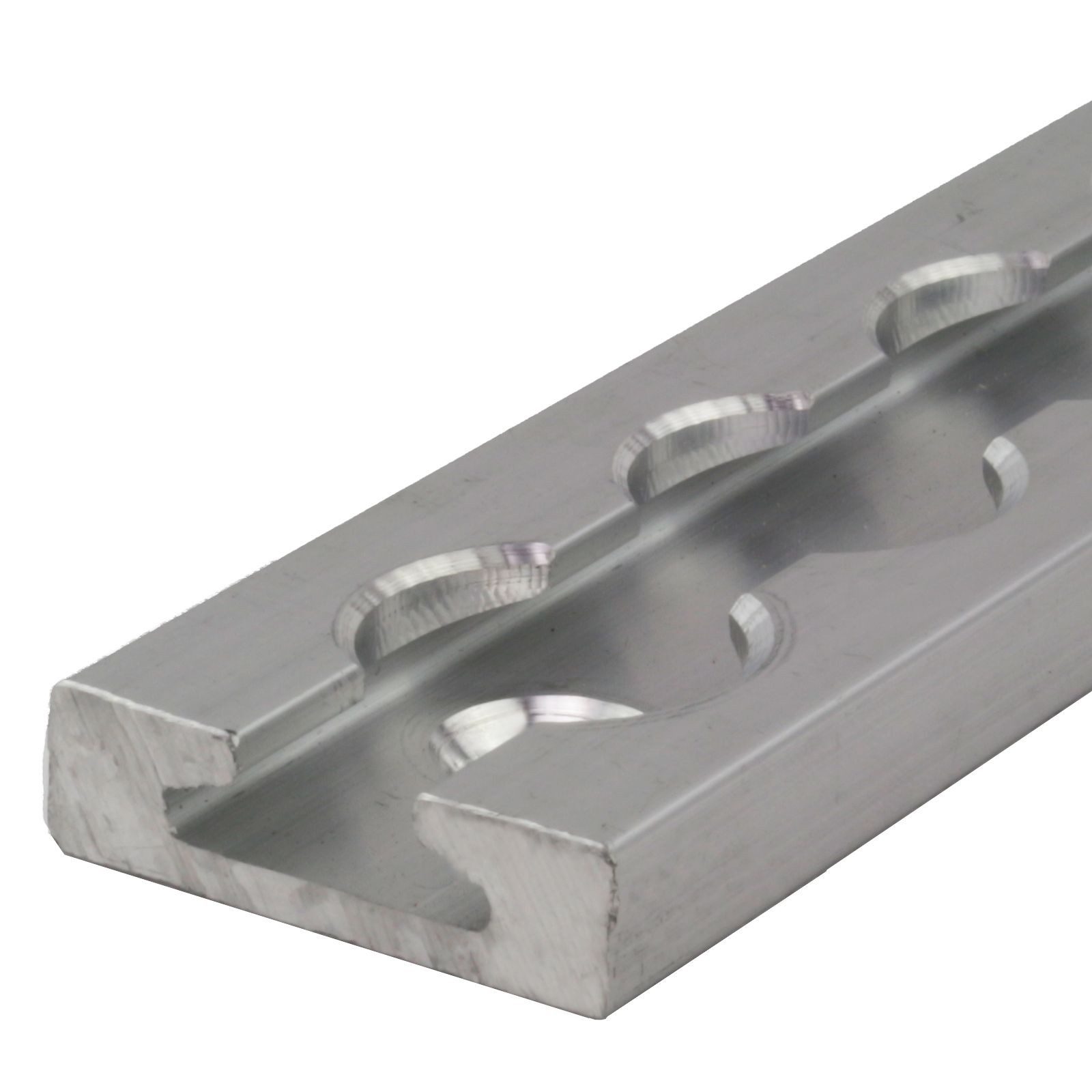 LABT Spanngurt Airlineschiene 0,5 Meter eckig silber, TÜV zertifiziert, eloxiert (1-St)