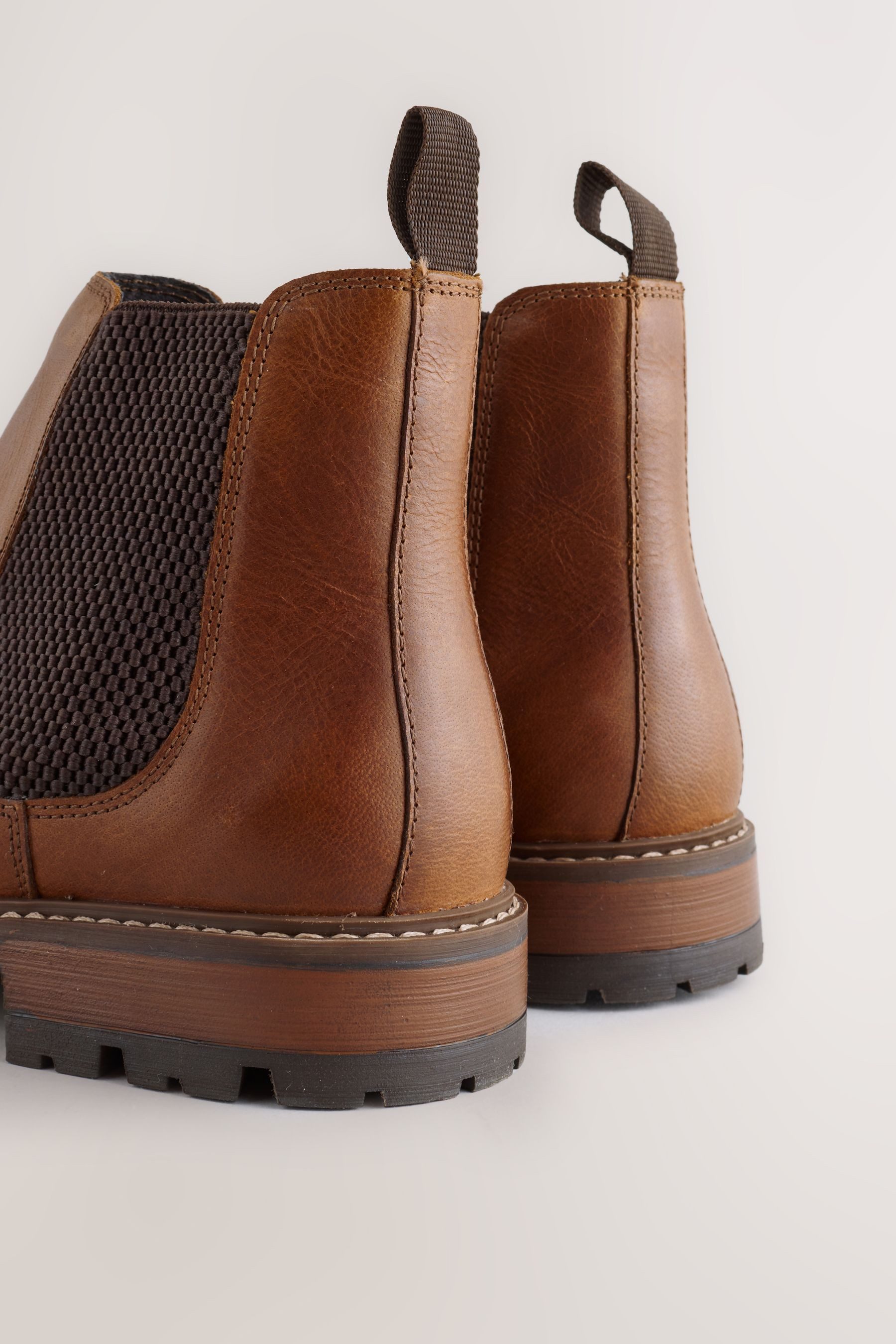 Next Lässige Chelsea-Lederstiefel Stiefel (1-tlg)