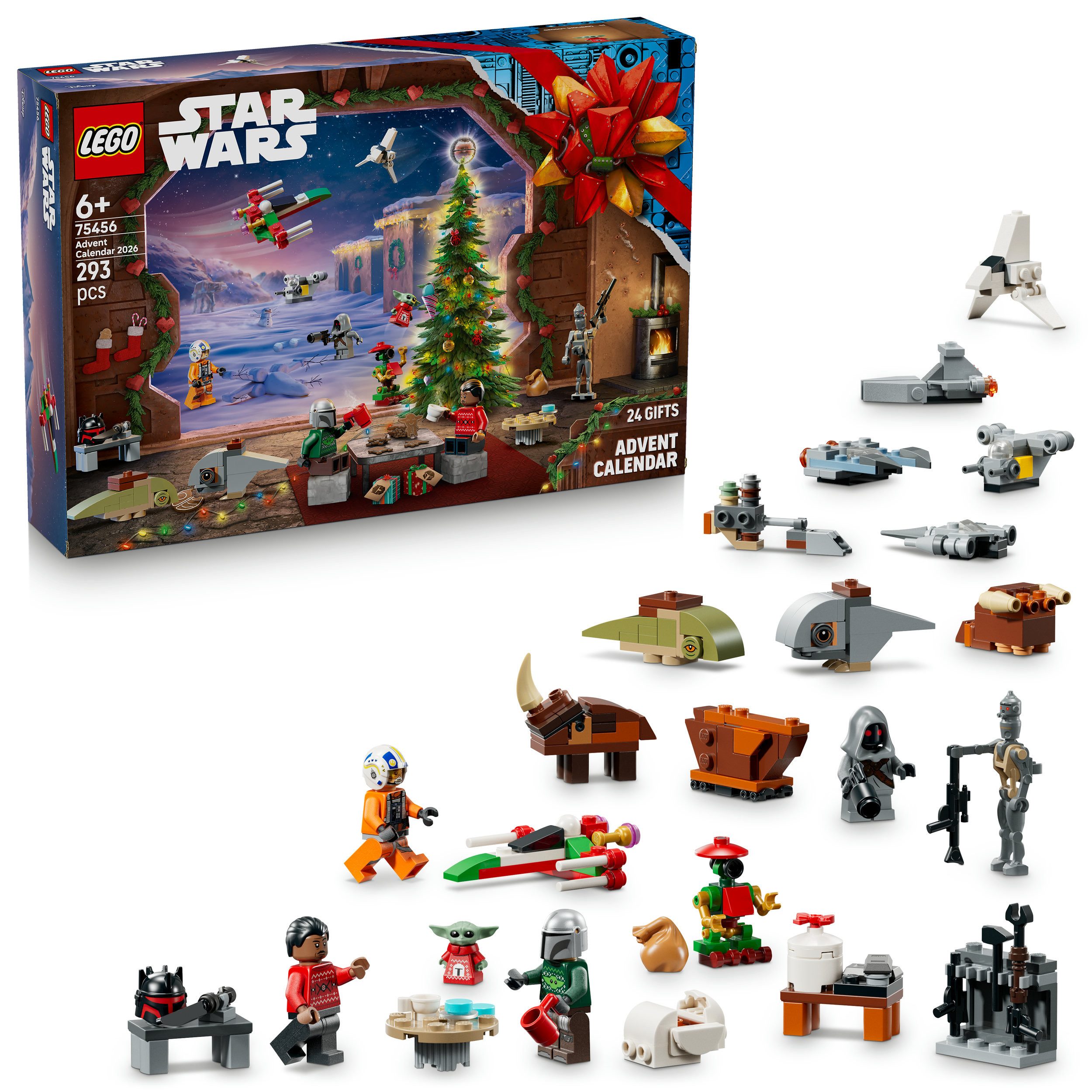 LEGO® Spielzeug-Adventskalender Adventskalender 2026 (75456), LEGO Star Wars™ (293-tlg), Made in Europe