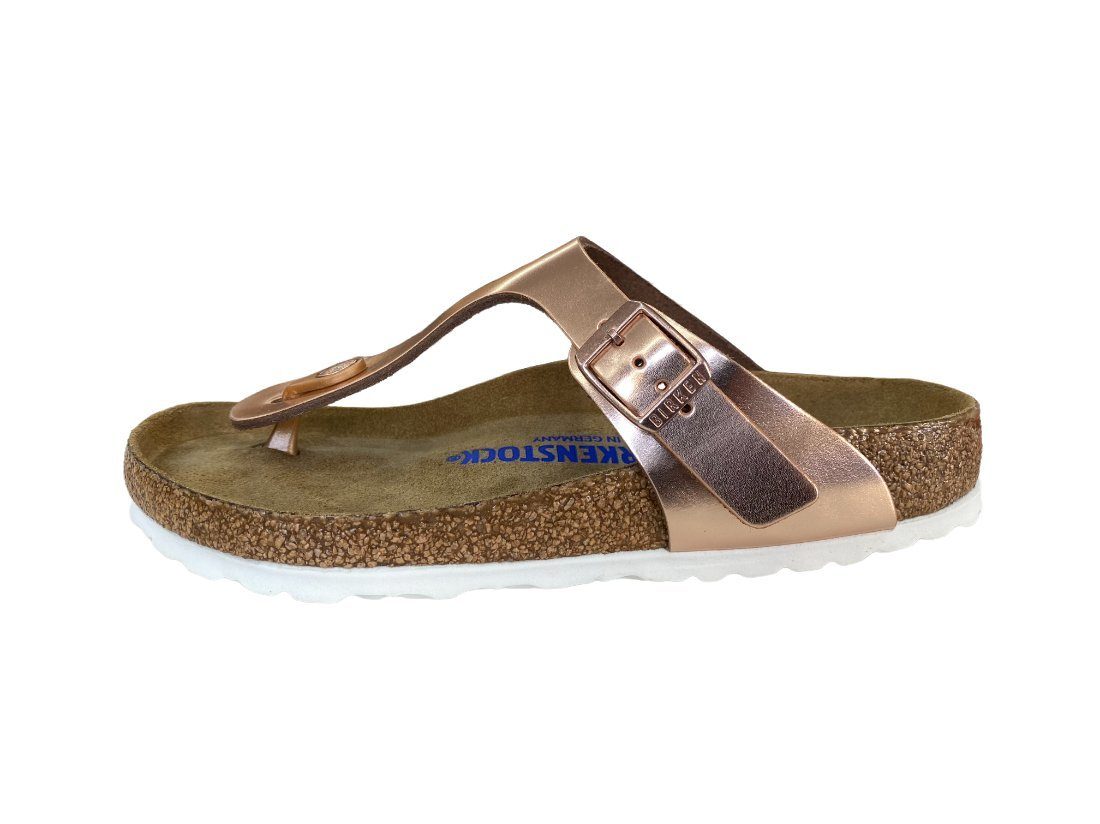 Birkenstock BIRKENSTOCK Damen GIZEH BS 1005048 Metallic Copper Clog