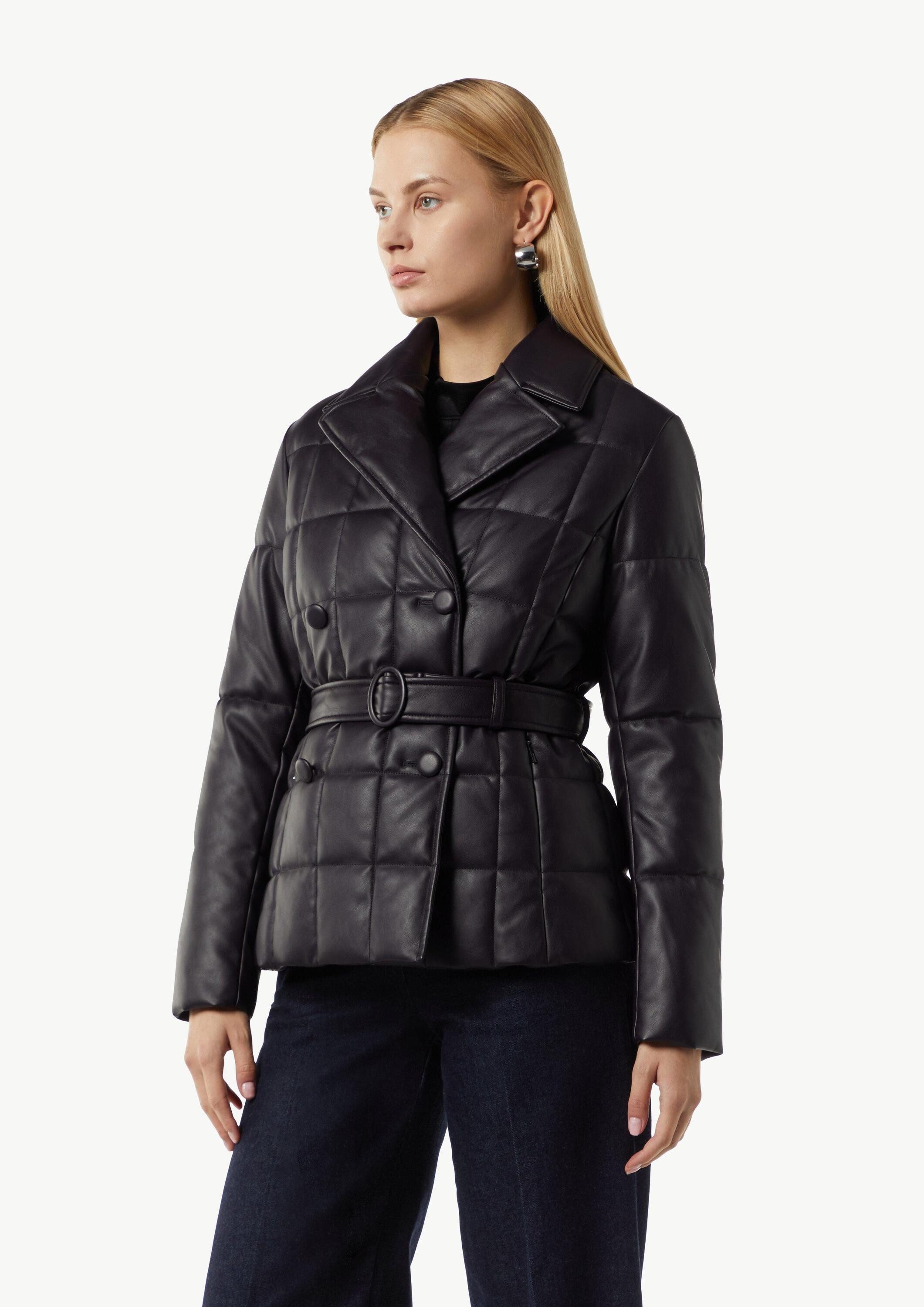 comma Winterjacke Outdoor-Jacke Steppjacke aus Lederimitat günstig online kaufen