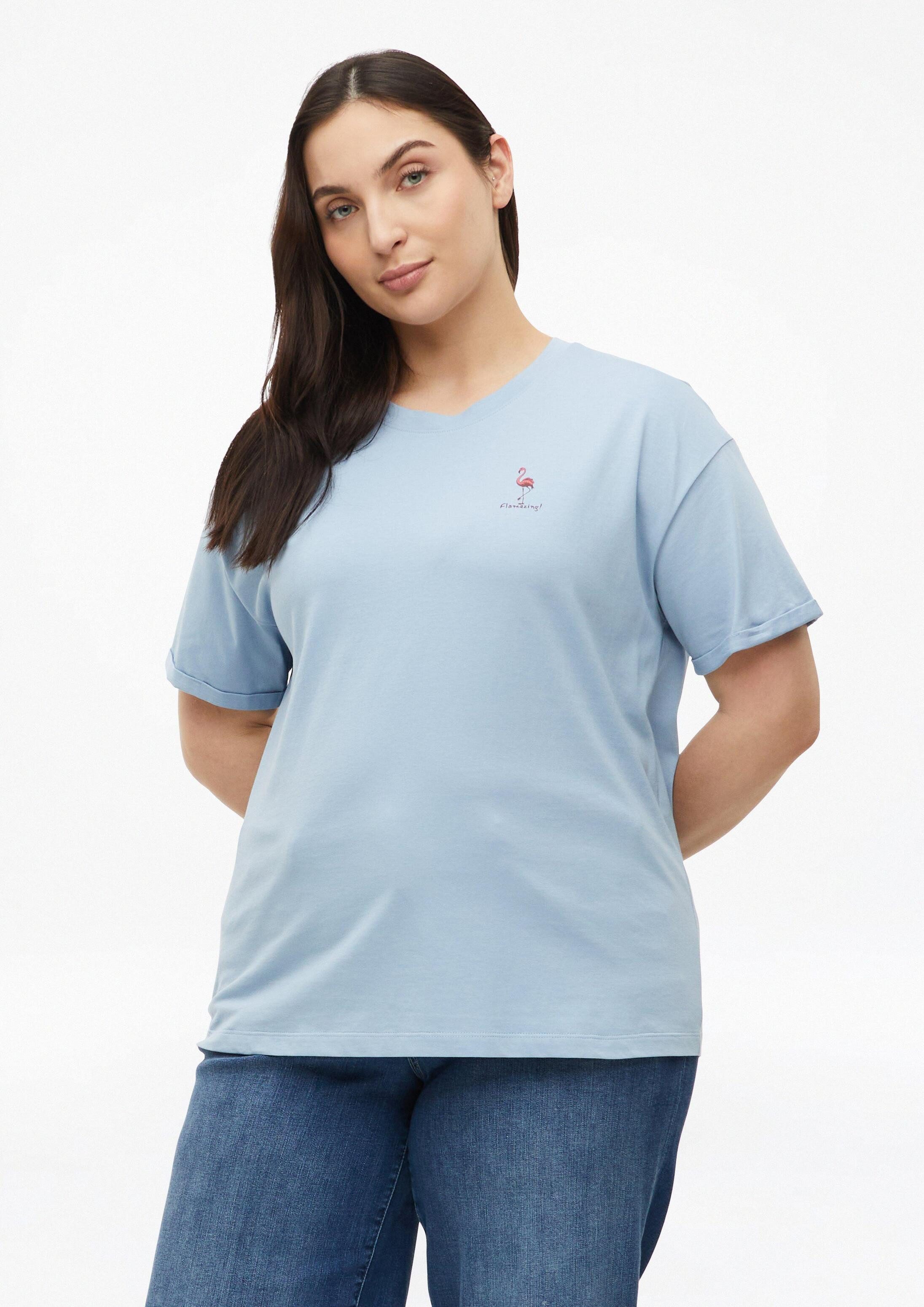 s.Oliver Kurzarmshirt T-Shirt T-Shirt mit Frontprint