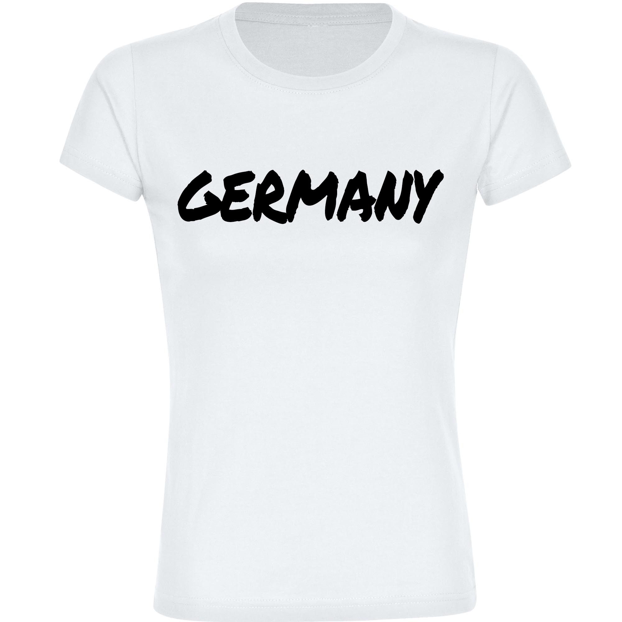 multifanshop T-Shirt Damen Germany - Textmarker - Frauen