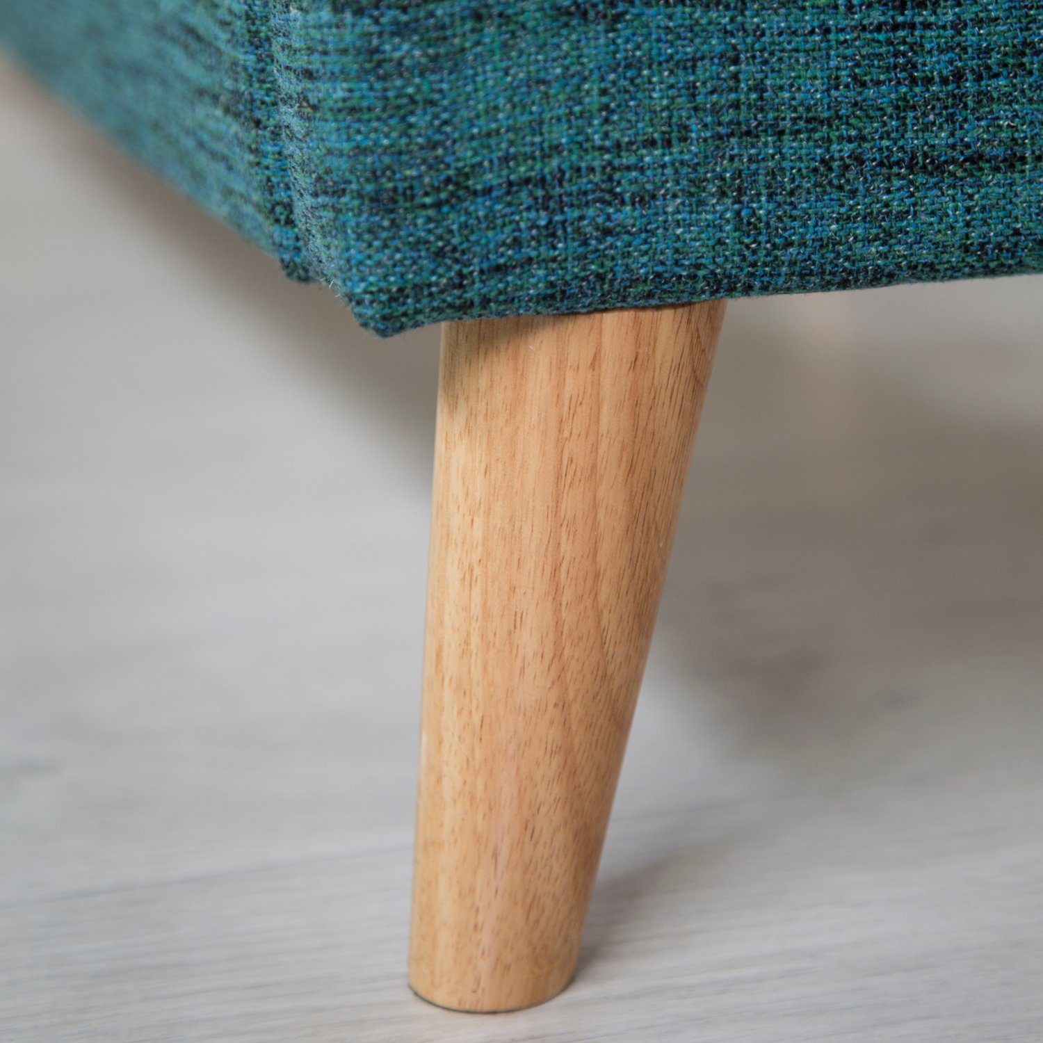 Homestyle4u Polsterbett »Doppelbett Stoffbett 140 x 200 Bett türkis