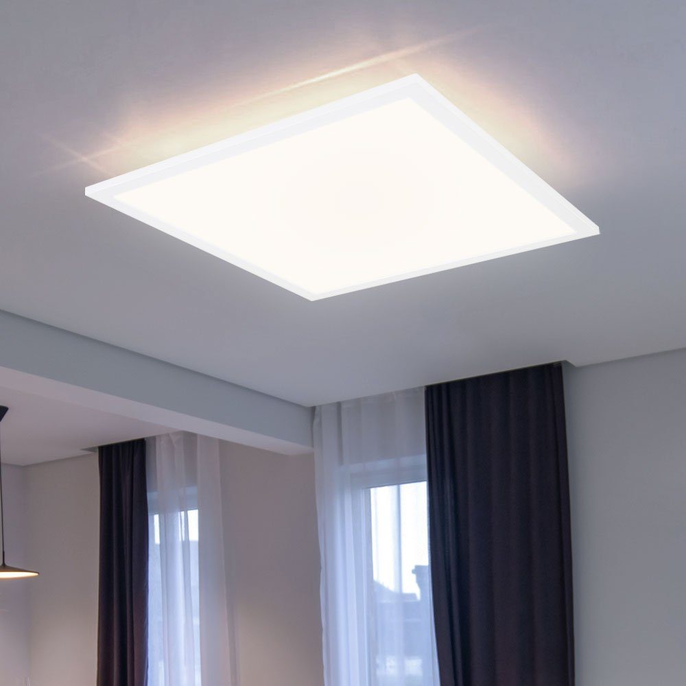 Globo LED Deckenleuchte, LED-Leuchtmittel fest verbaut, Warmweiß, LED Deckenlampe Deckenleuchte Wohnzimmerleuchte LED Panel
