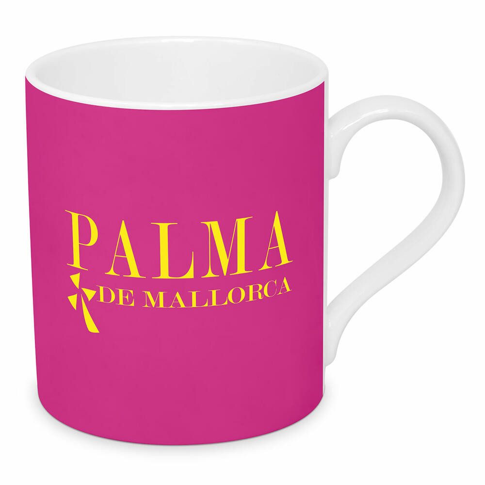PPD Tasse Happy Place Palma de Mallorca Mug 2024 D@H 350 ml, Bone China