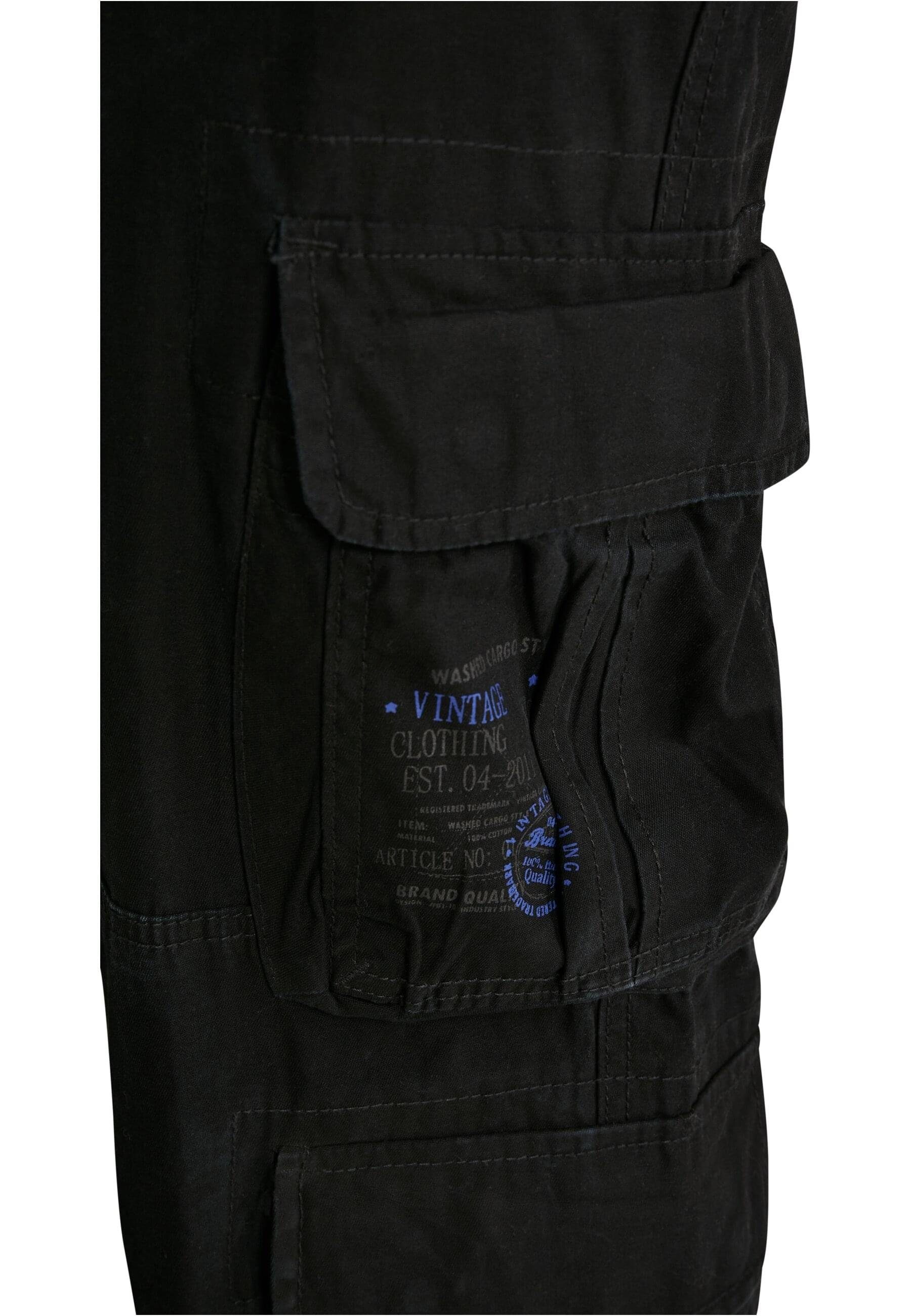 Cargo black Brandit (1-tlg) Herren Pants Cargohose Vintage