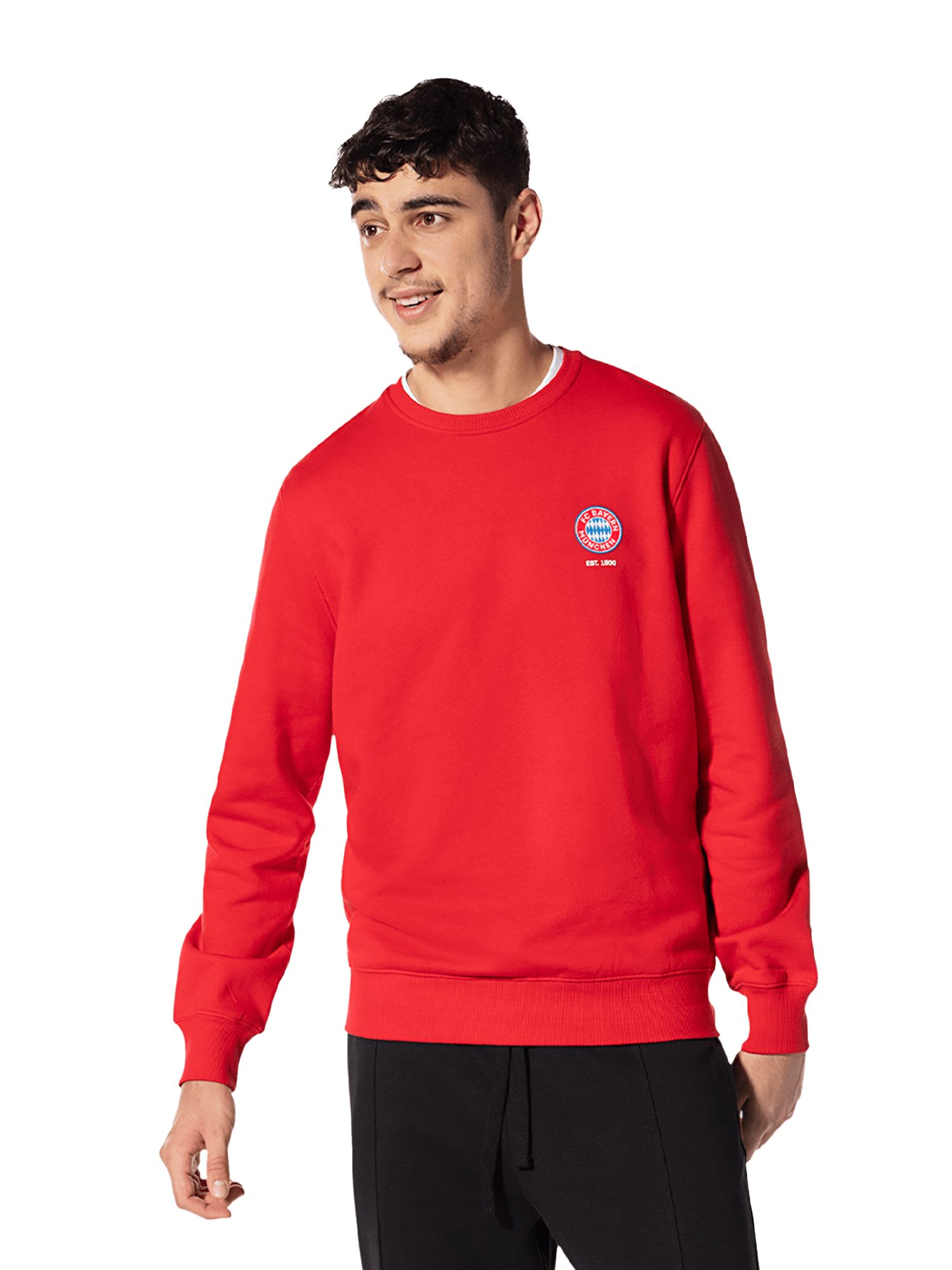 FC Bayern München Sweatshirt FC Bayern München I Sweatshirt Essential I Herren I Rot