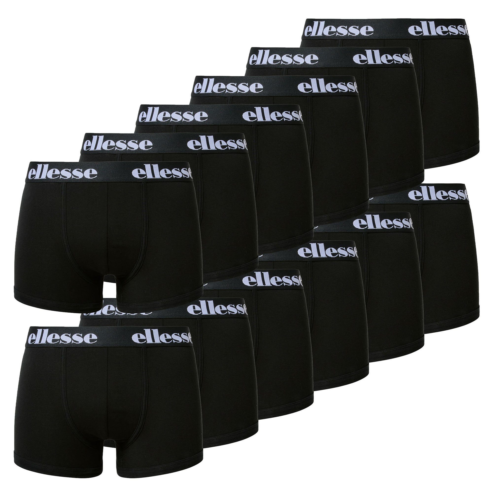 Ellesse Boxer Herren Boxershort 12er Pack Baumwollmischung (Packung, 12er Pack)