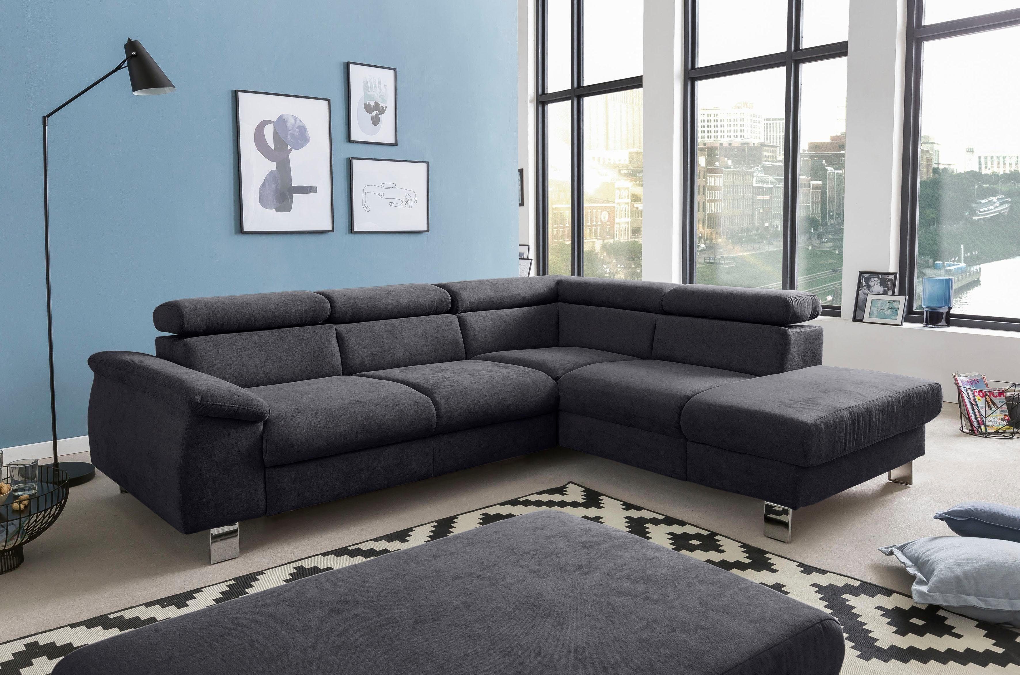COTTA Polstergarnitur Komaris L-Form, (Set), Set bestehend aus: Ecksofa mit günstig online kaufen