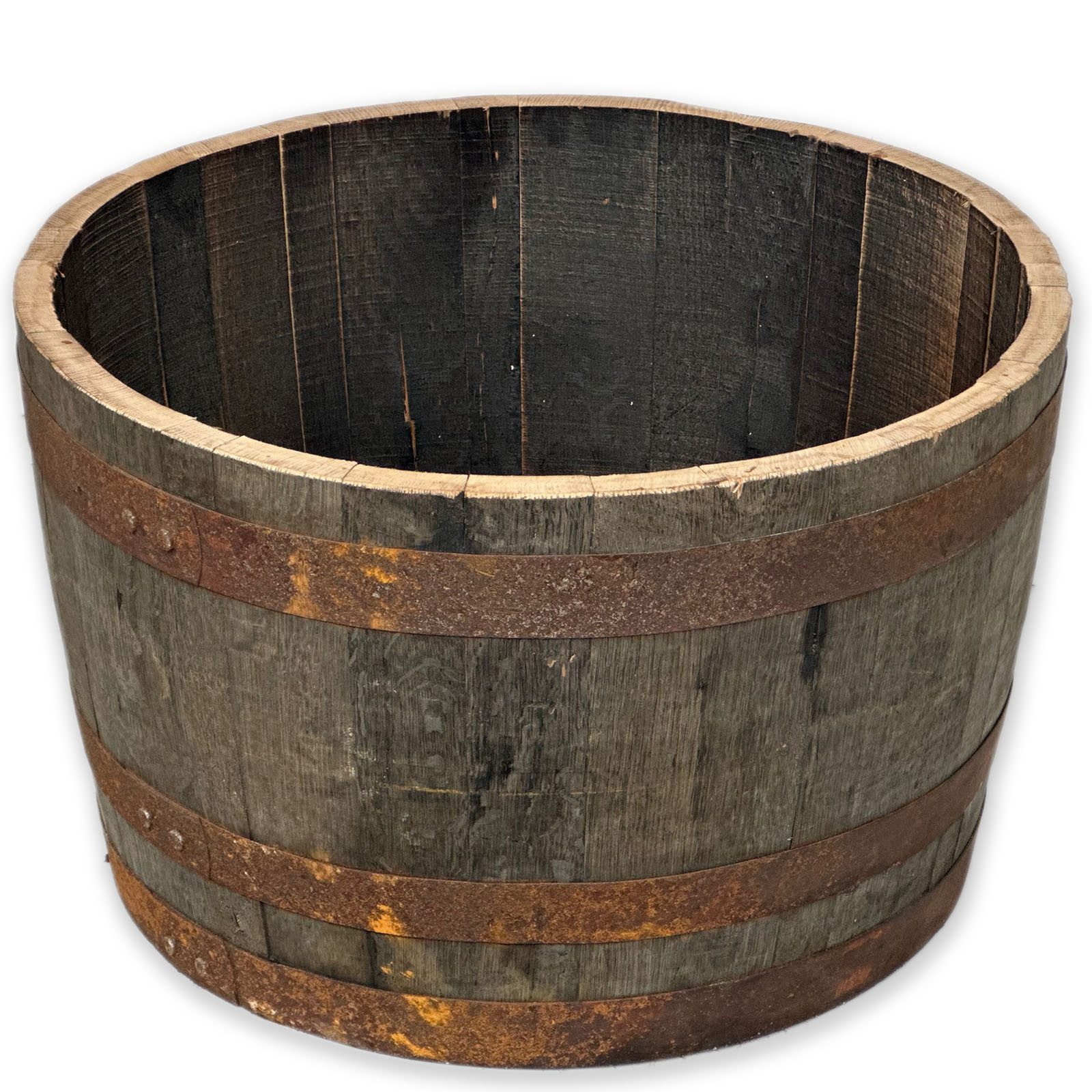 Temesso Pflanzkübel D 65cm - Halbes originales schottisches Whiskyfass günstig online kaufen