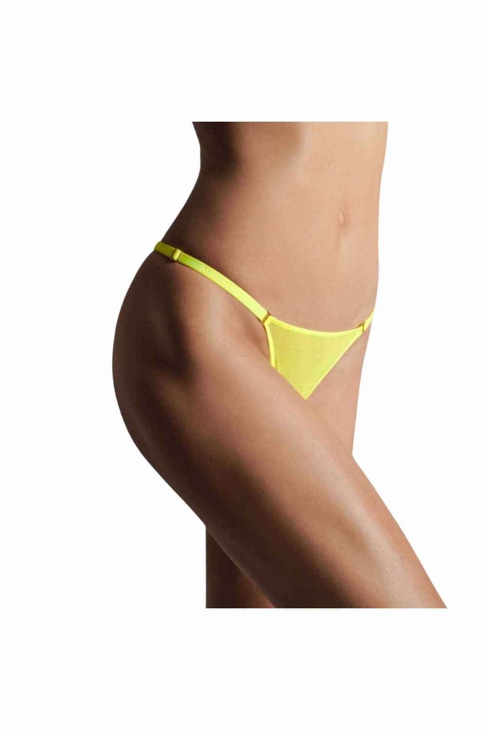 String Maison Close Corps a Corps Neon- Mini String Neongelb S