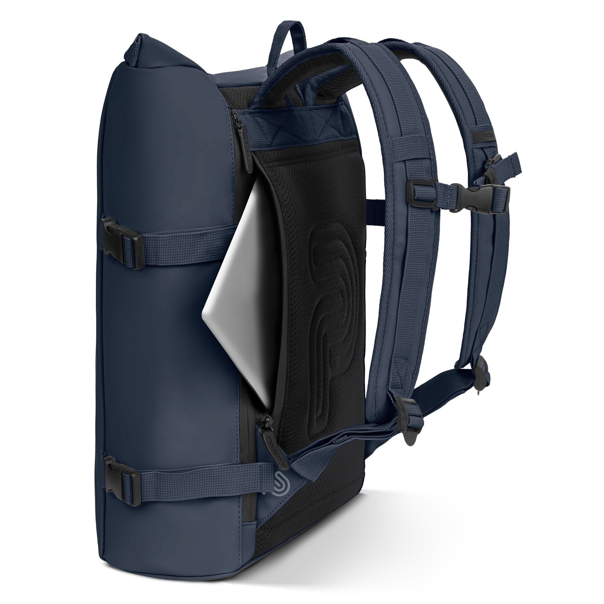 Daypack dark Veganes Tech-Material blue Pactastic Collection, Urban