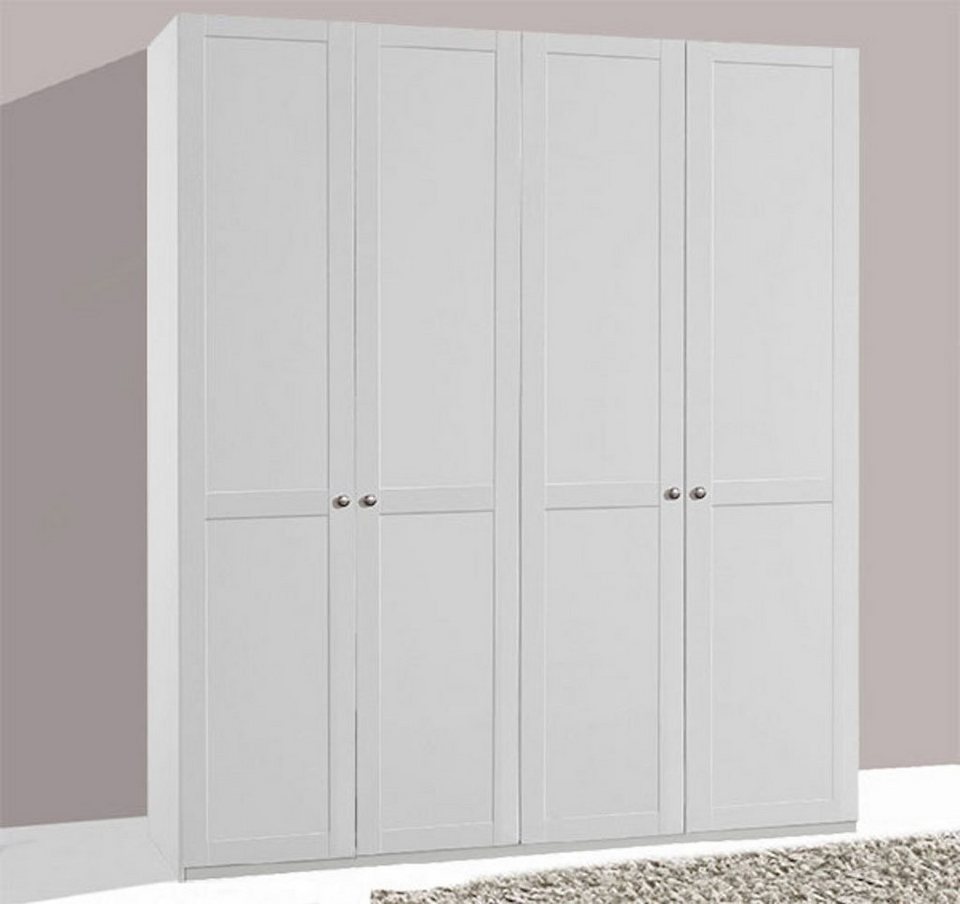 Wimex Drehtürenschrank Newport (Newport, 1-St., 4-türiger Kleiderschrank)  180cm weiß