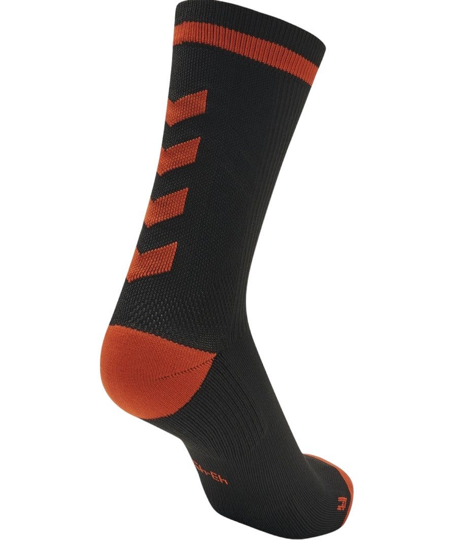 hummel Sportsocken Elite Indoor Low schwarz/rot - 1 Paar