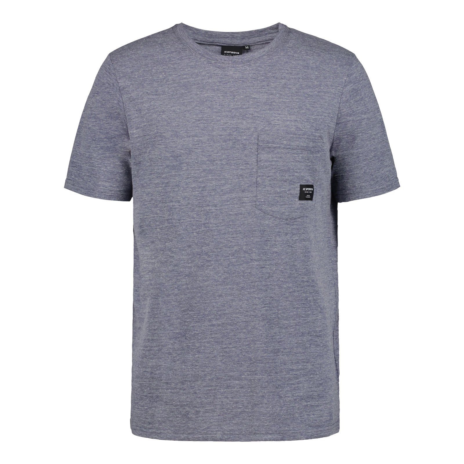 Icepeak Funktionsshirt Abilena mit kurzen Ärmeln und Rundalsausschnitt