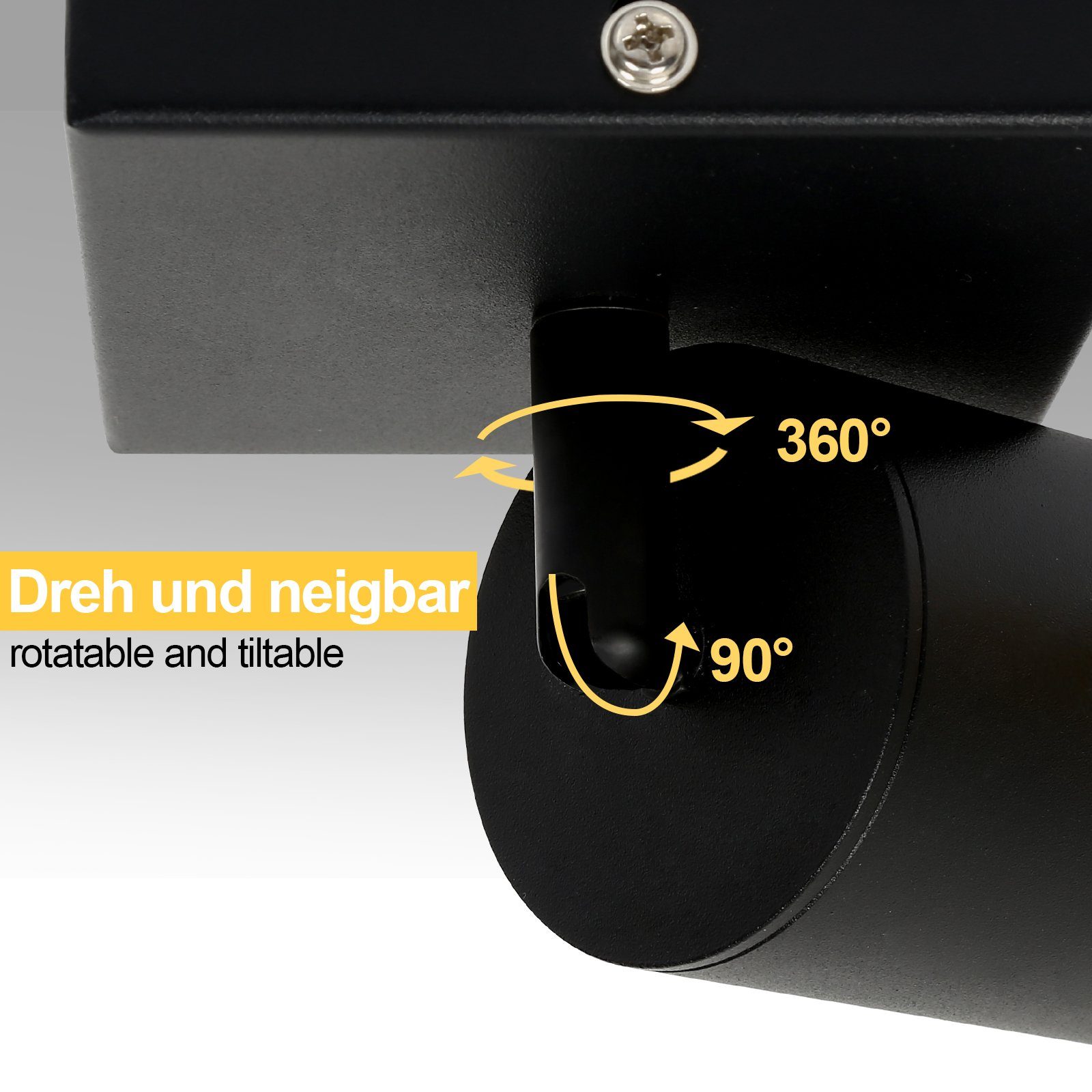 Schwenkbar 3000k Warmweiß Deckenstrahler Gimisgu 4w Deckenstrahler Spotleuchte