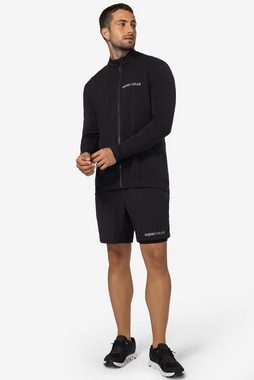 SUPER.NATURAL Radtrikot Merino Longsleeve M GRAVIER WARM LS funktioneller Merino-Materialmix