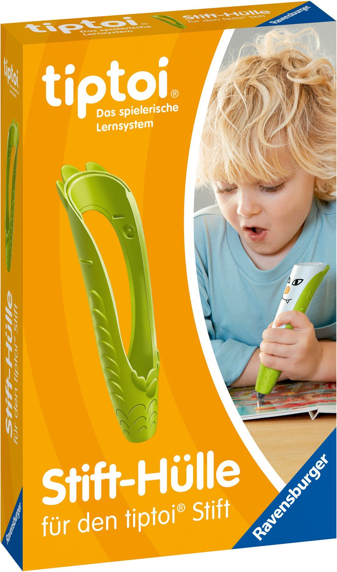 Ravensburger Spiel tiptoi® Stift-Hülle zum Wechseln in Grün, Made in Europe