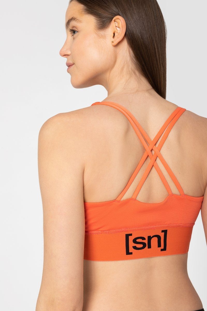 SUPER.NATURAL Sport-BH für Damen aus Merino W SUPER TOP mit gekreuzten Träg günstig online kaufen