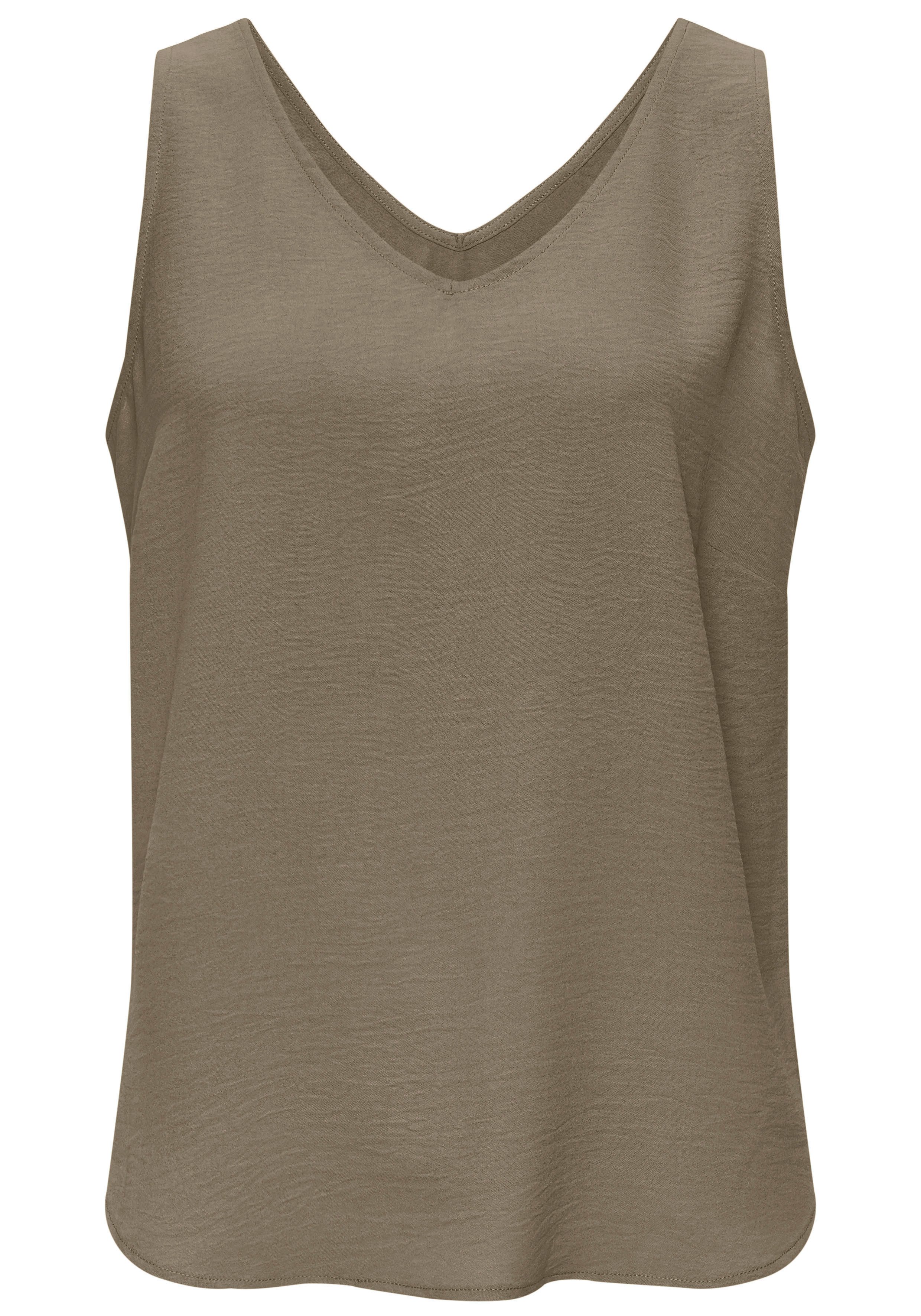 Vivance Blusentop mit V-Ausschnitt, Basic, Damentop. € 29,99