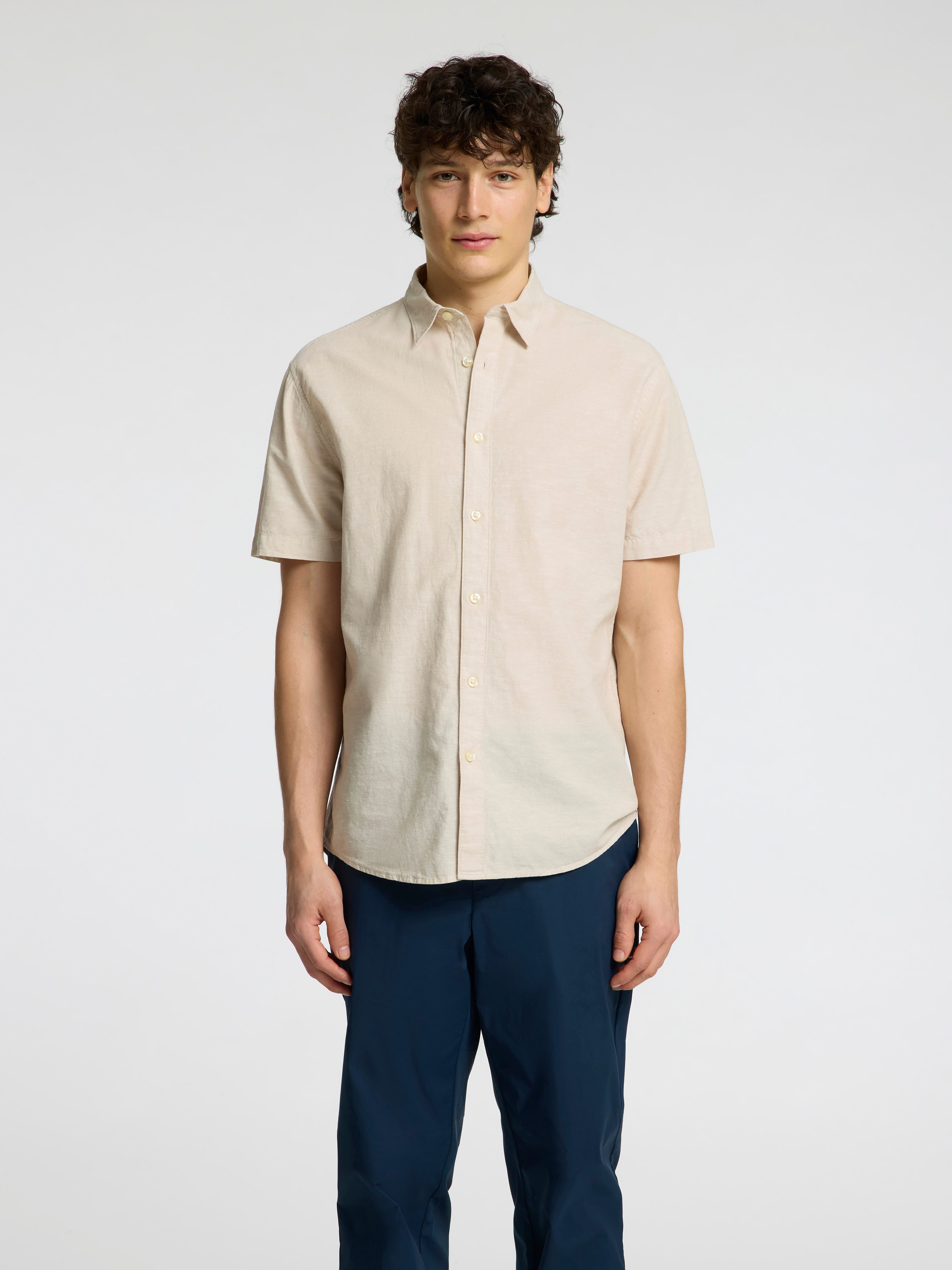 SELECTED HOMME Kurzarmhemd SLHREG-SUN SHIRT SS günstig online kaufen