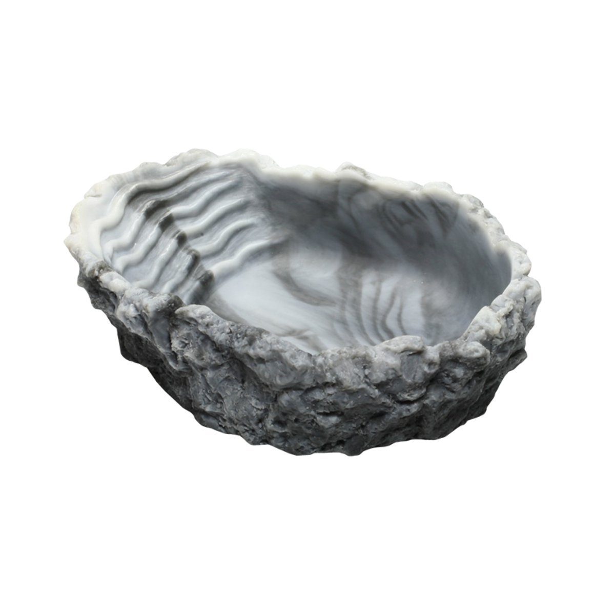 Terrariendeko Trinkschale M, 150 ml marmoriert