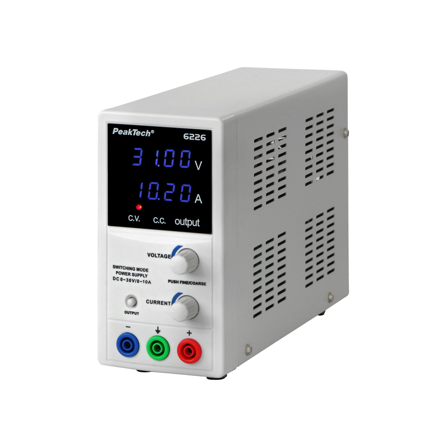 PeakTech PEAKTECH Labornetzteil P 6226, 0...30 V/ 0...10 A Labor-Netzteil