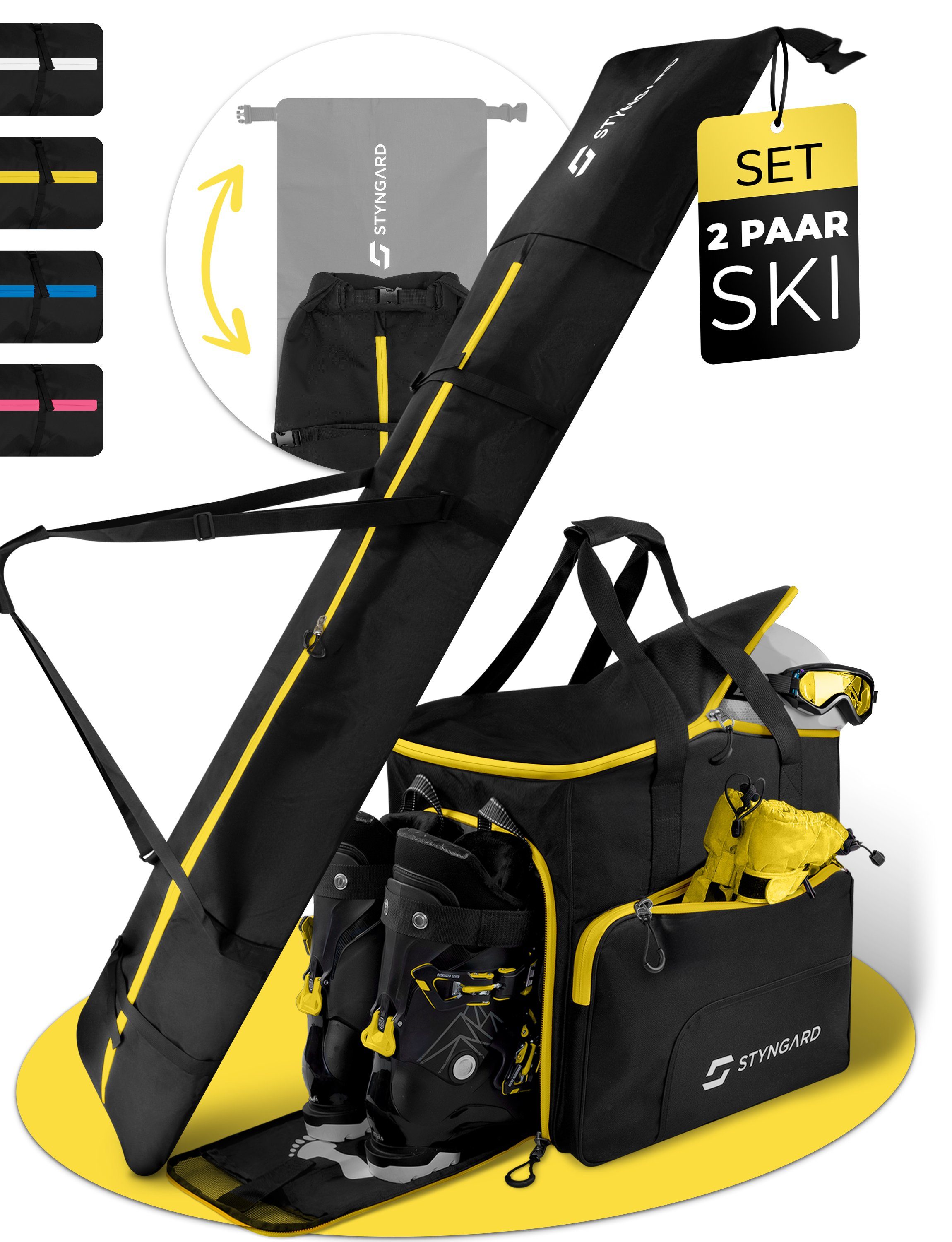 Styngard Skitasche Skitasche Skischuhtasche Set Salzburg